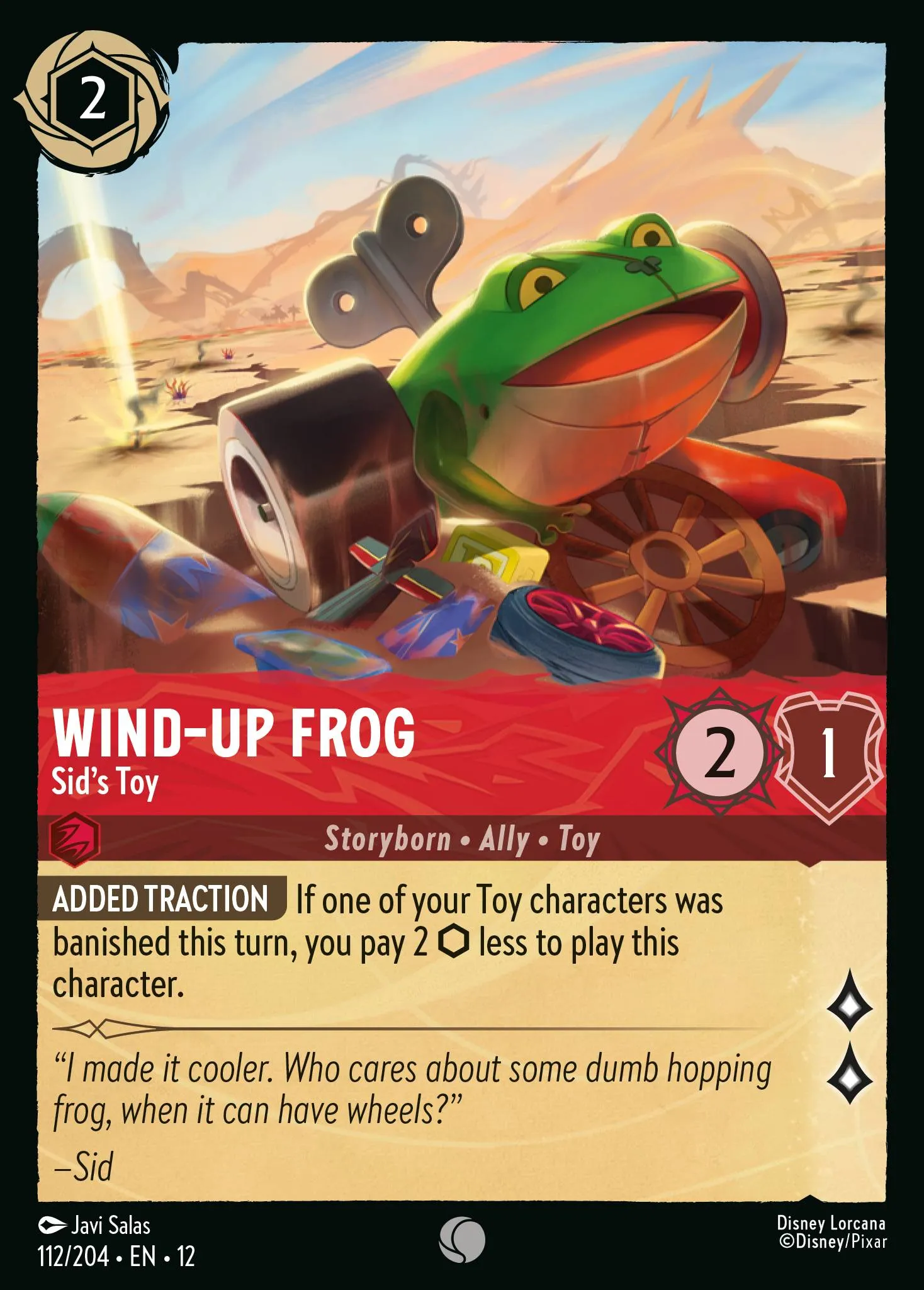 Wind-Up Frog - Sid's Toy · Wilds Unknown 112/224