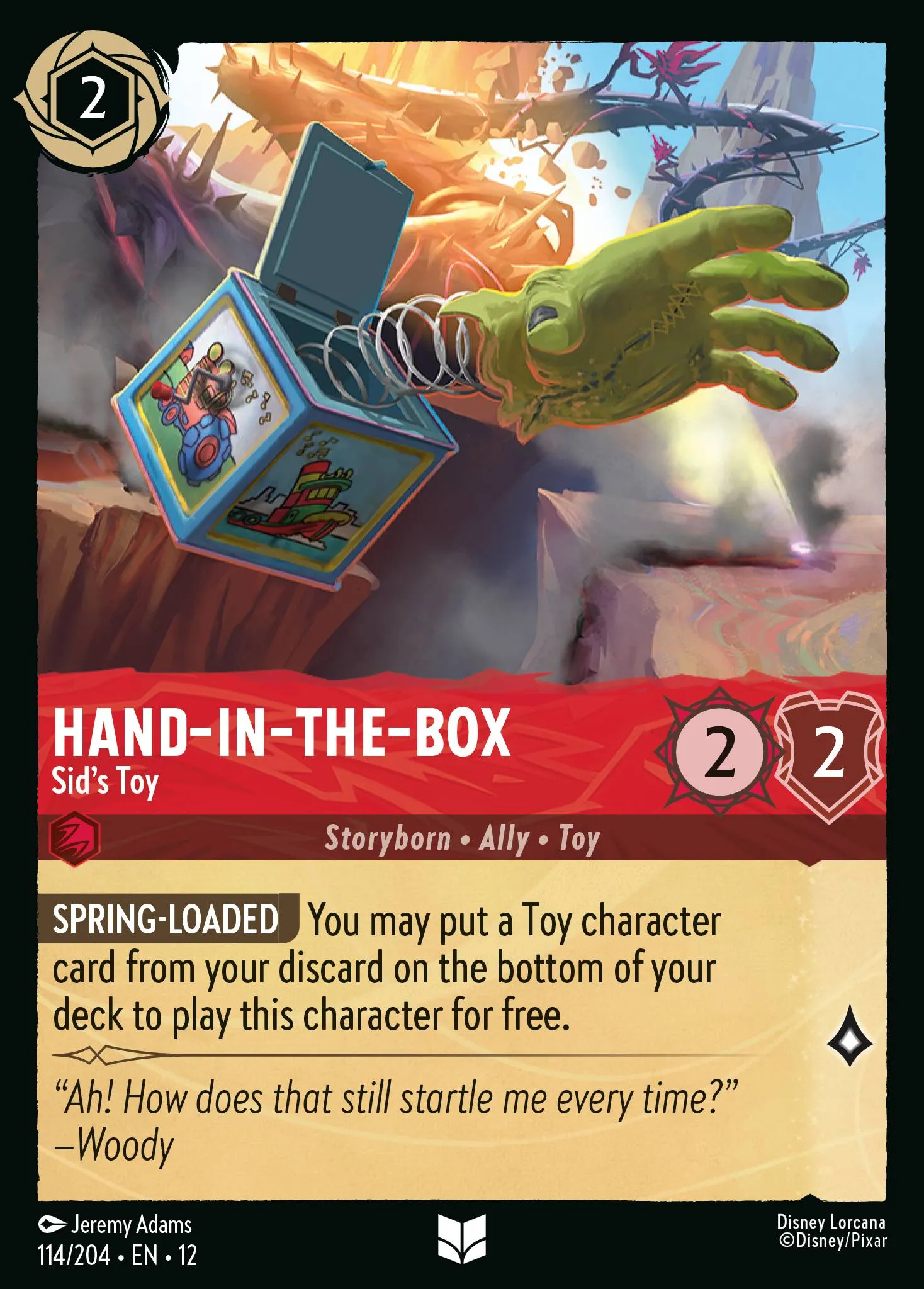 Hand-in-the-Box - Sid's Toy · Wilds Unknown 114/224