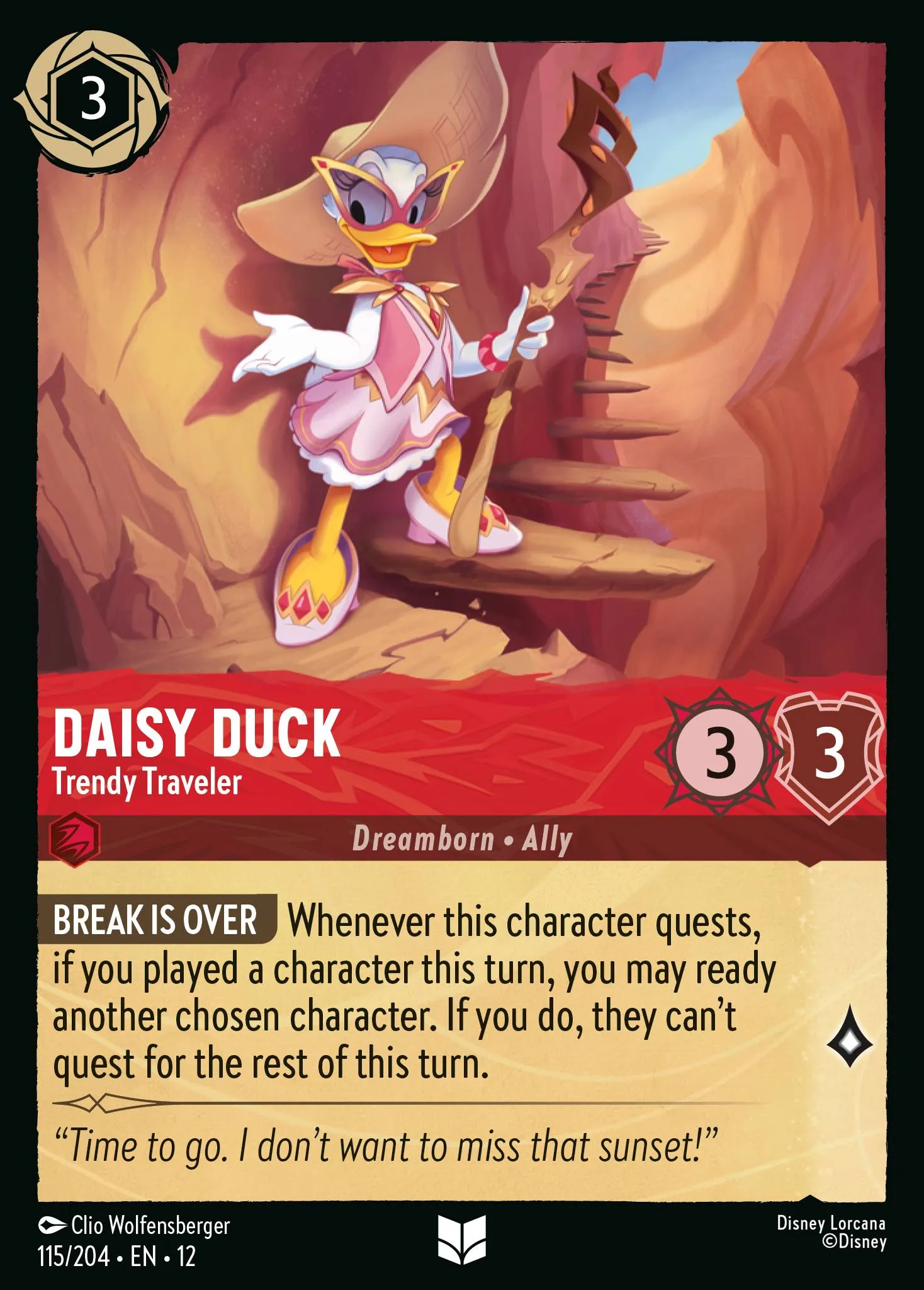 Daisy Duck - Trendy Traveler · Wilds Unknown 115/224
