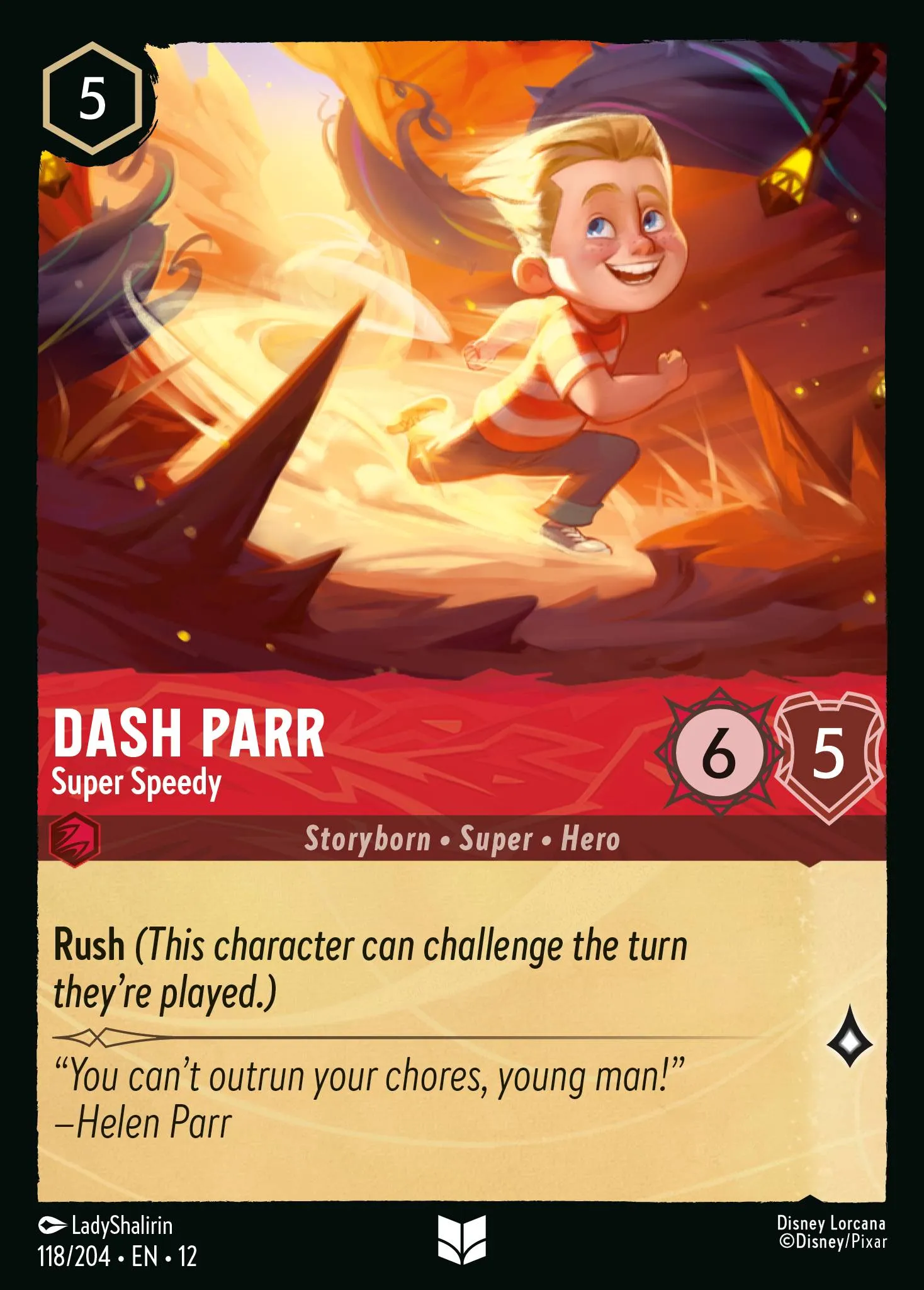 Dash Parr - Super Speedy · Wilds Unknown 118/224