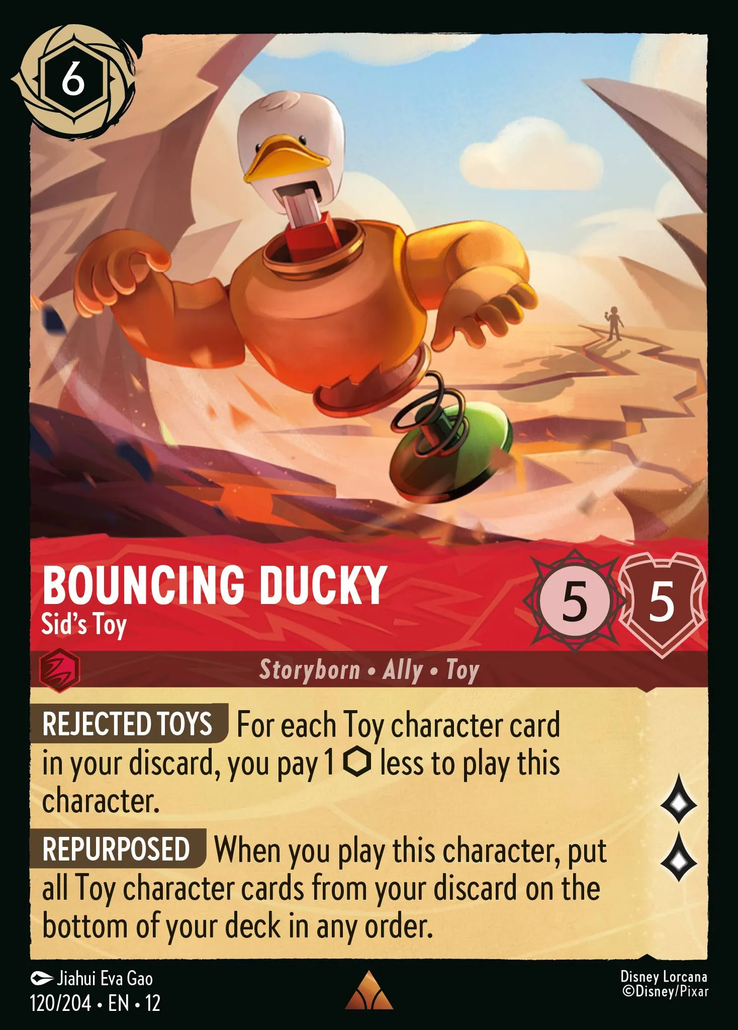 Bouncing Ducky - Sid's Toy · Wilds Unknown 120/224