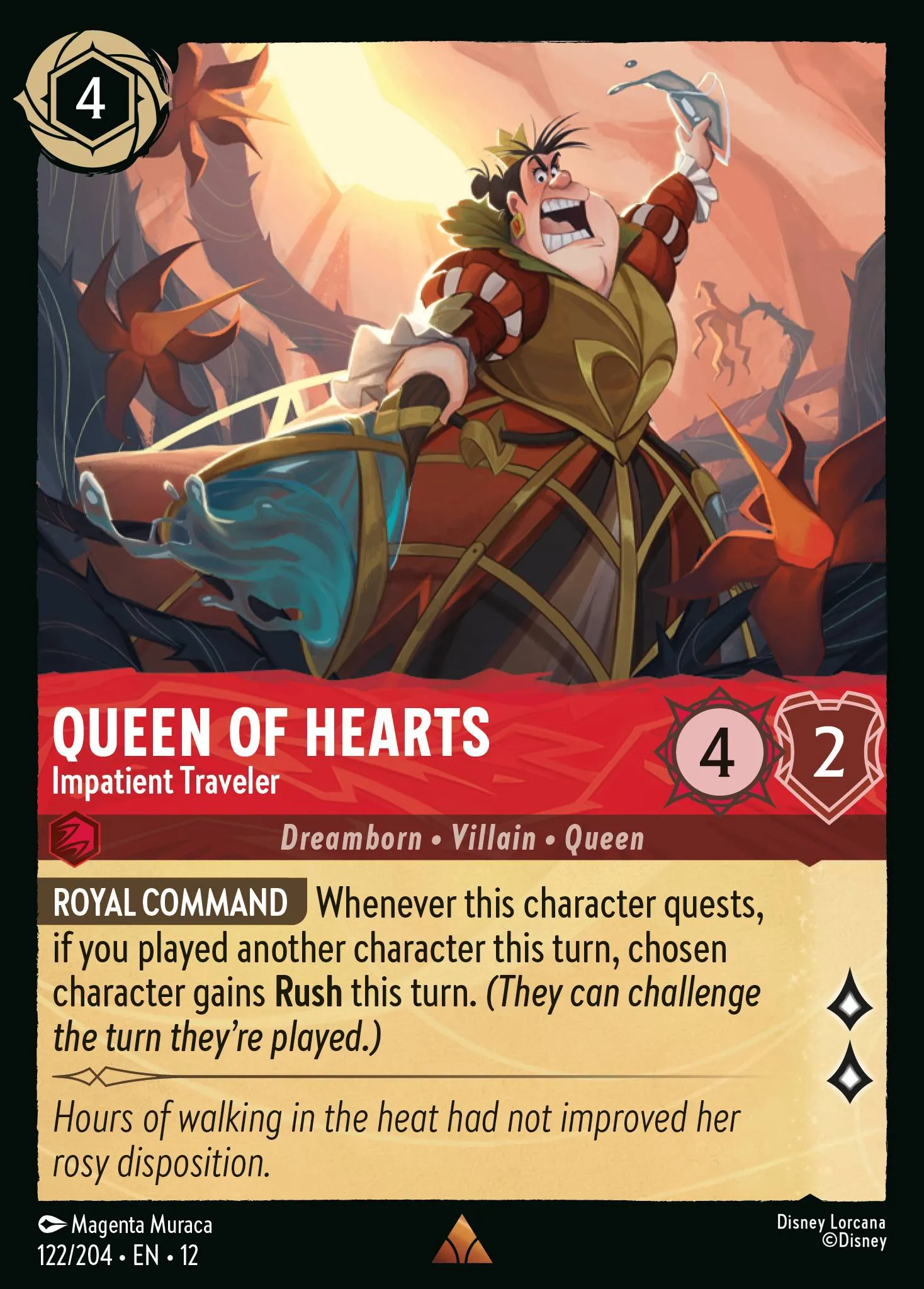 Queen of Hearts - Impatient Traveler · Wilds Unknown 122/224