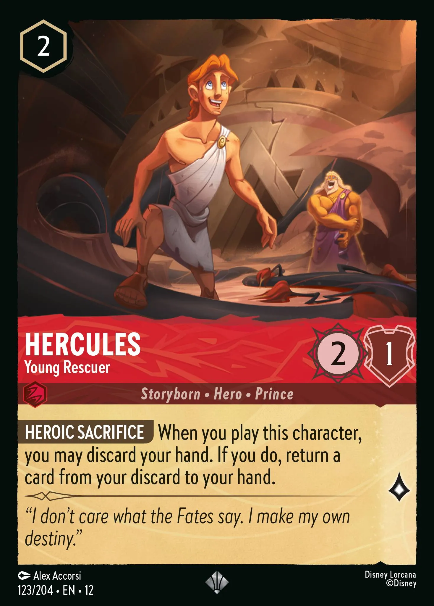 Hercules - Young Rescuer · Wilds Unknown 123/224