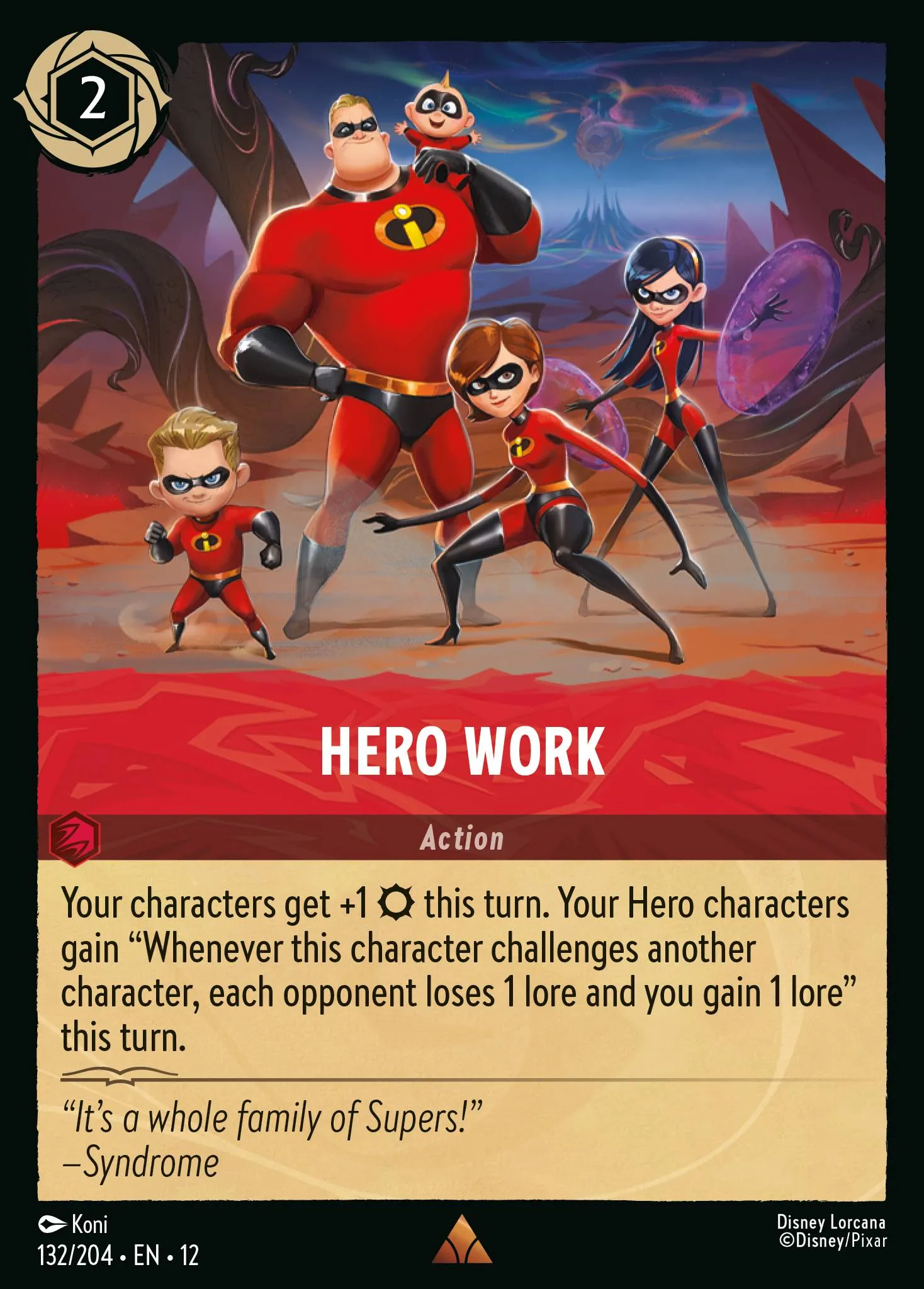Hero Work · Wilds Unknown 132/224