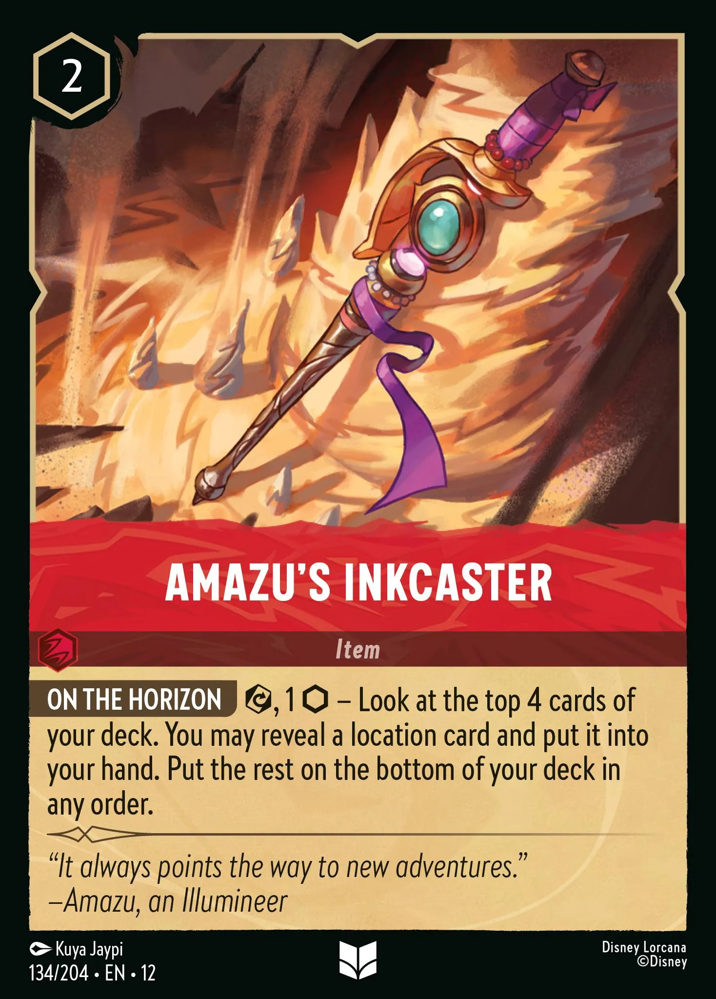Amazu's Inkcaster · Wilds Unknown 134/224