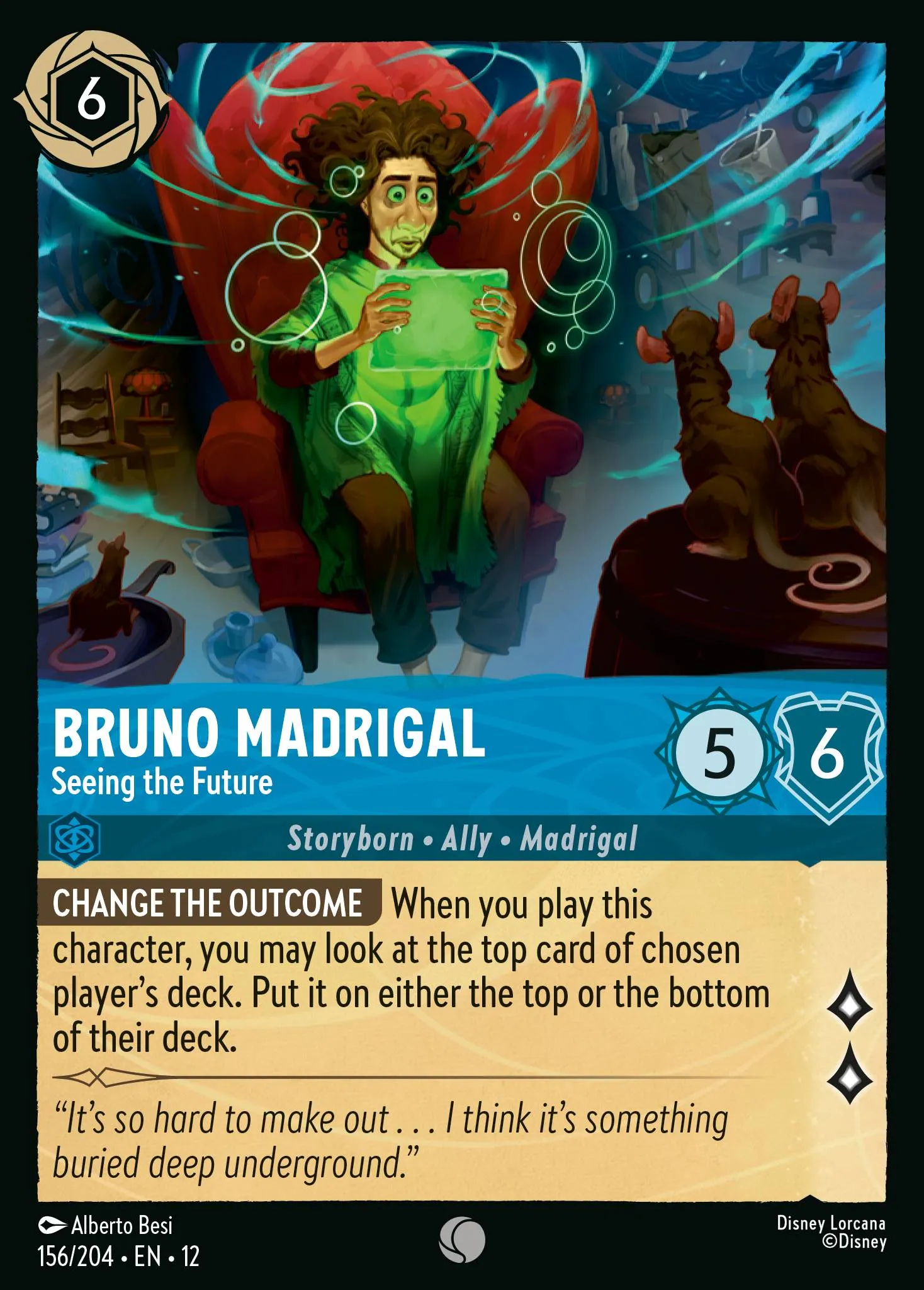 Bruno Madrigal - Seeing the Future · Wilds Unknown 156/224