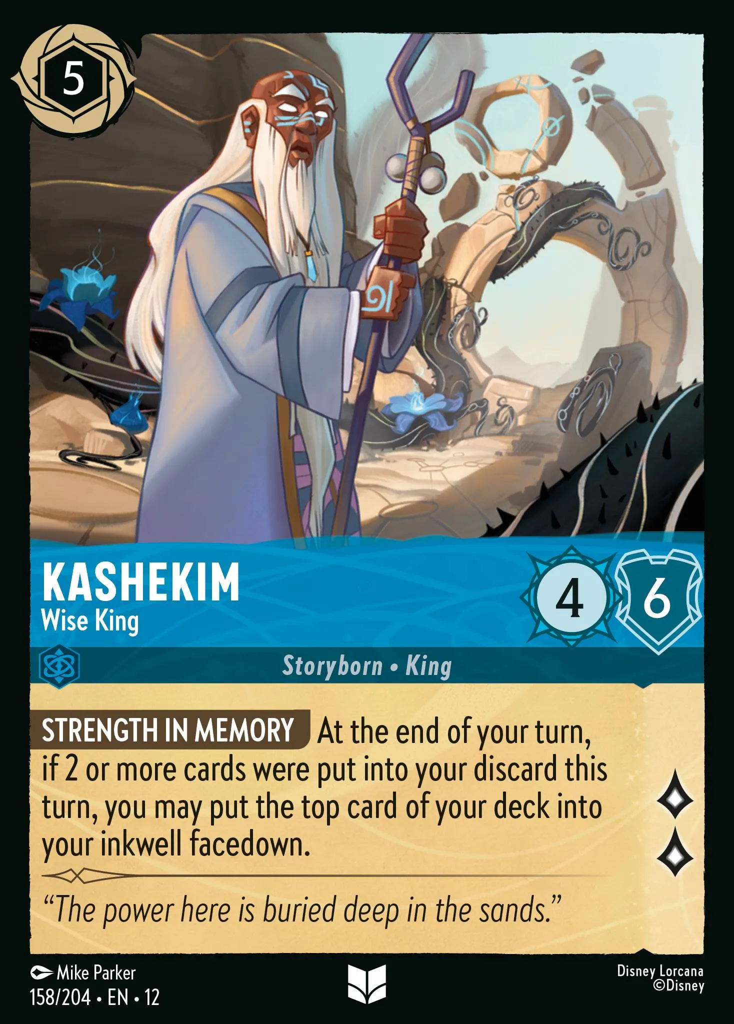 Kashekim - Wise King · Wilds Unknown 158/224