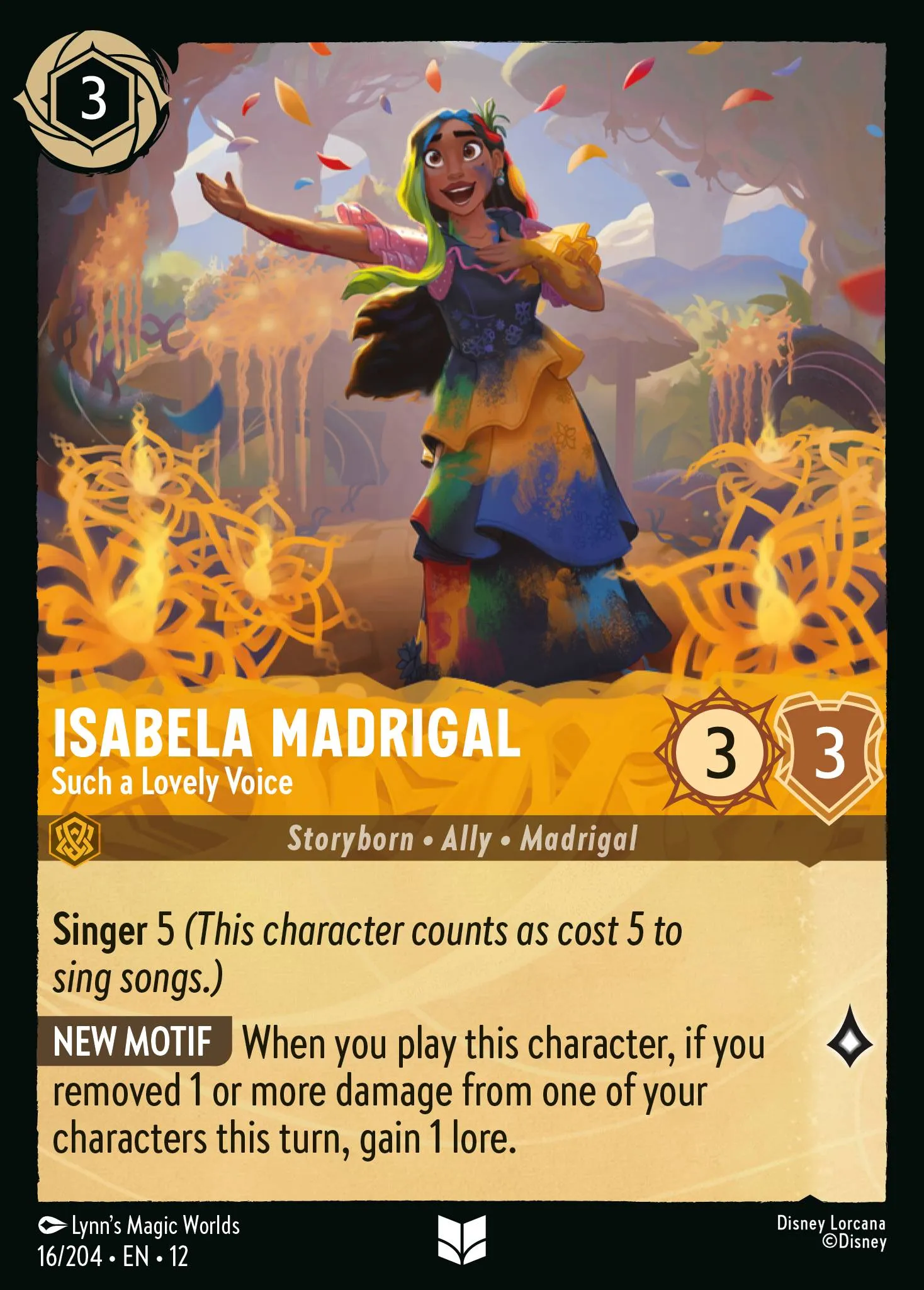 Isabela Madrigal - Such a Lovely Voice · Wilds Unknown 16/224