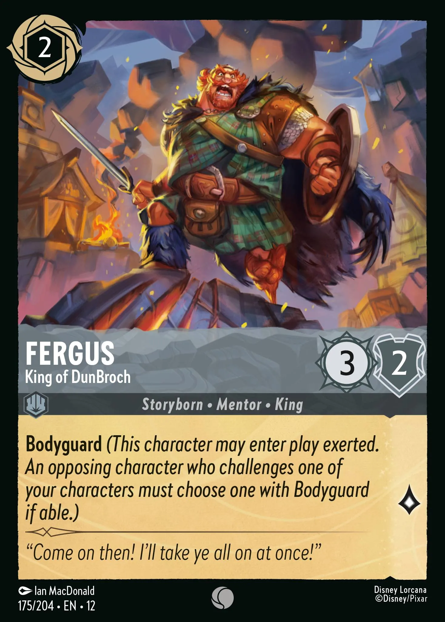 Fergus - King of DunBroch · Wilds Unknown 175/224