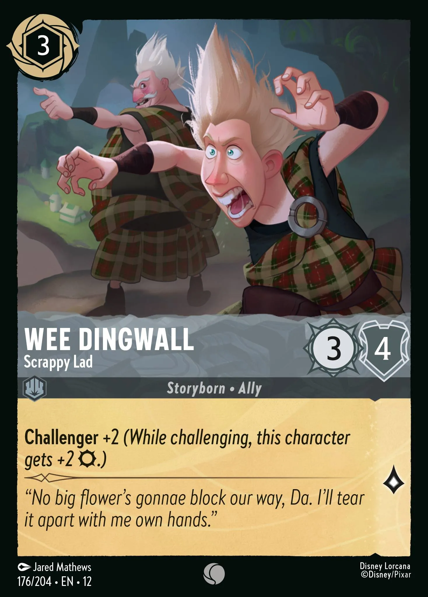 Wee Dingwall - Scrappy Lad · Wilds Unknown 176/224