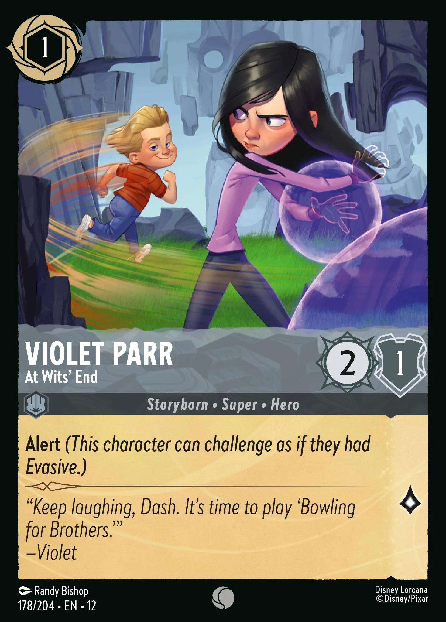 Violet Parr - At Wits' End · Wilds Unknown 178/224