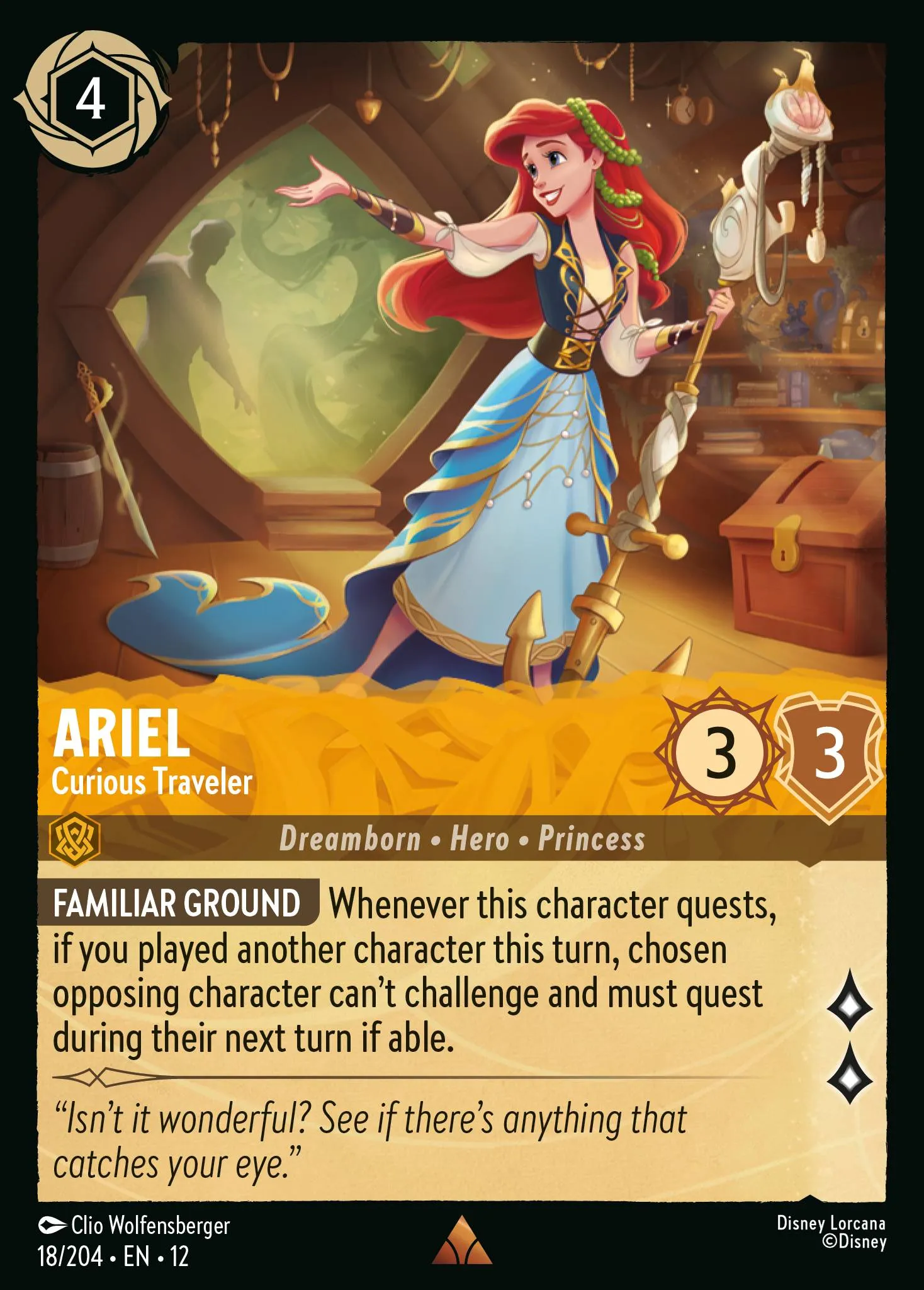 Ariel - Curious Traveler · Wilds Unknown 18/224