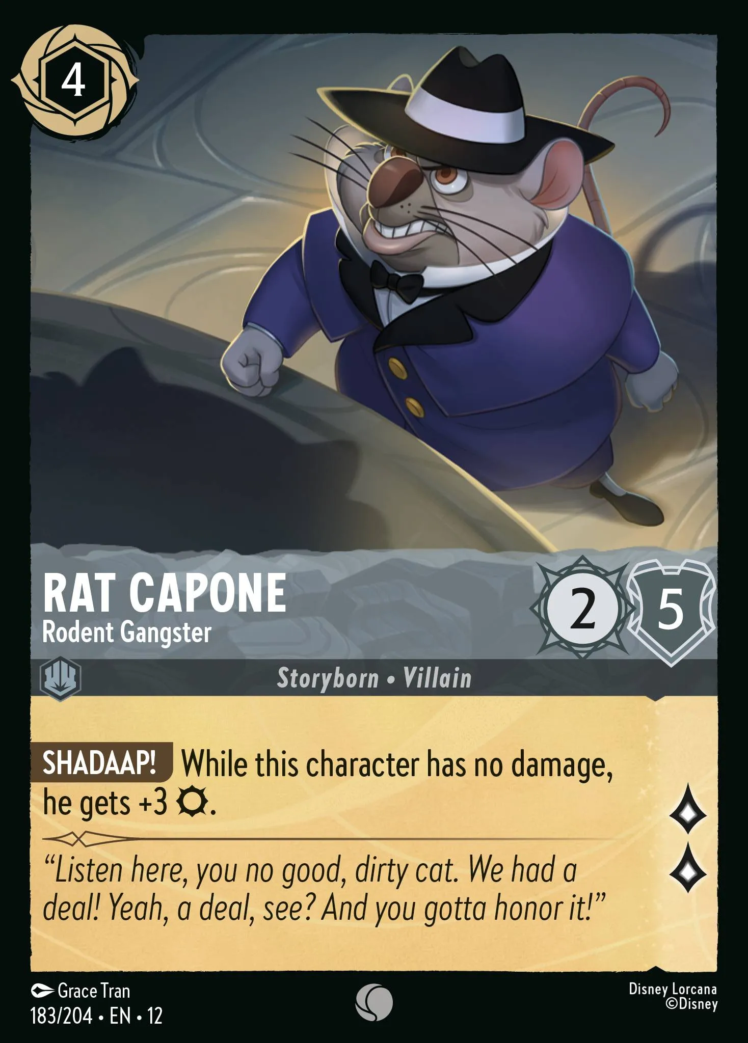 Rat Capone - Rodent Gangster · Wilds Unknown 183/224