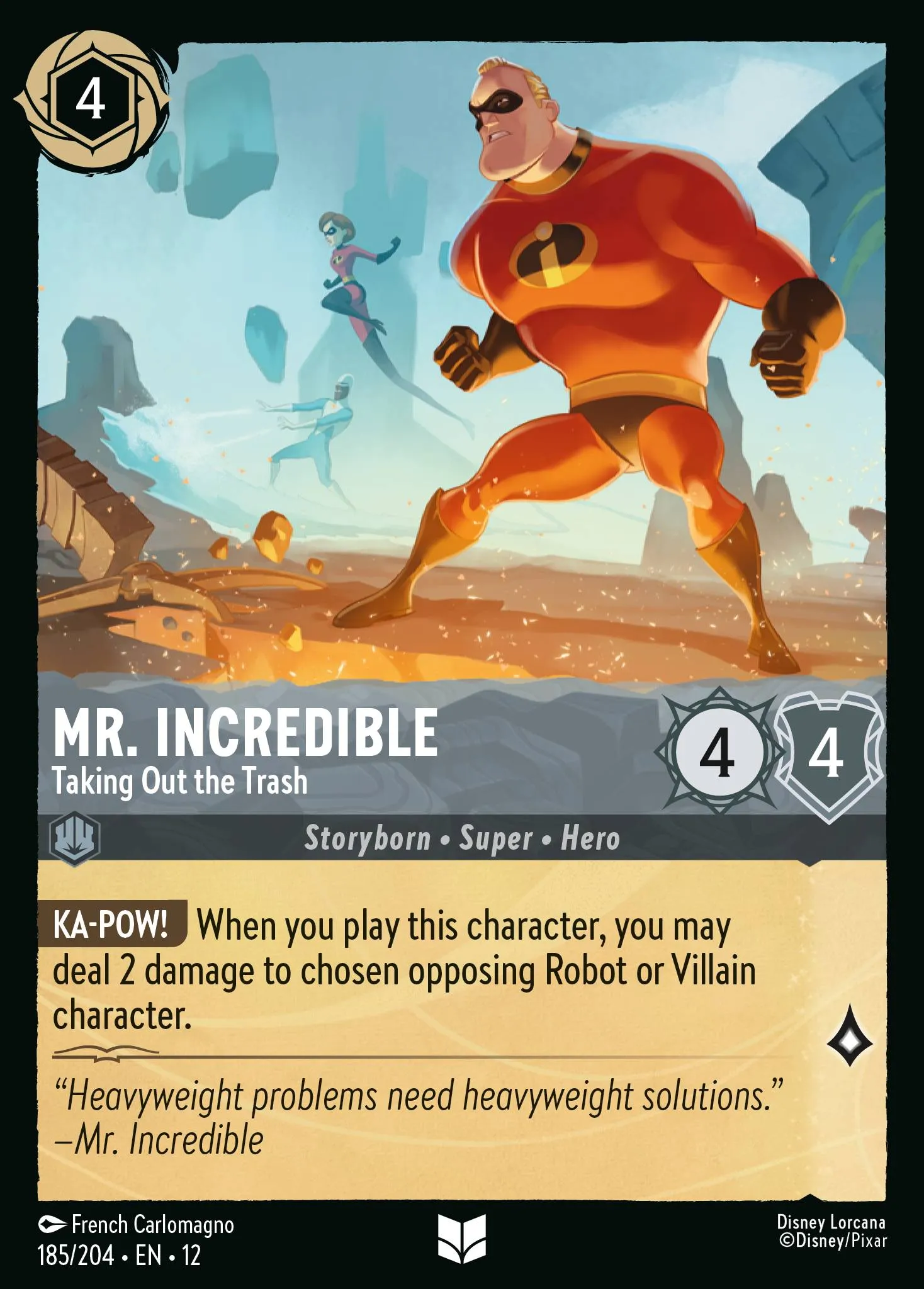 Mr. Incredible - Taking Out the Trash · Wilds Unknown 185/224