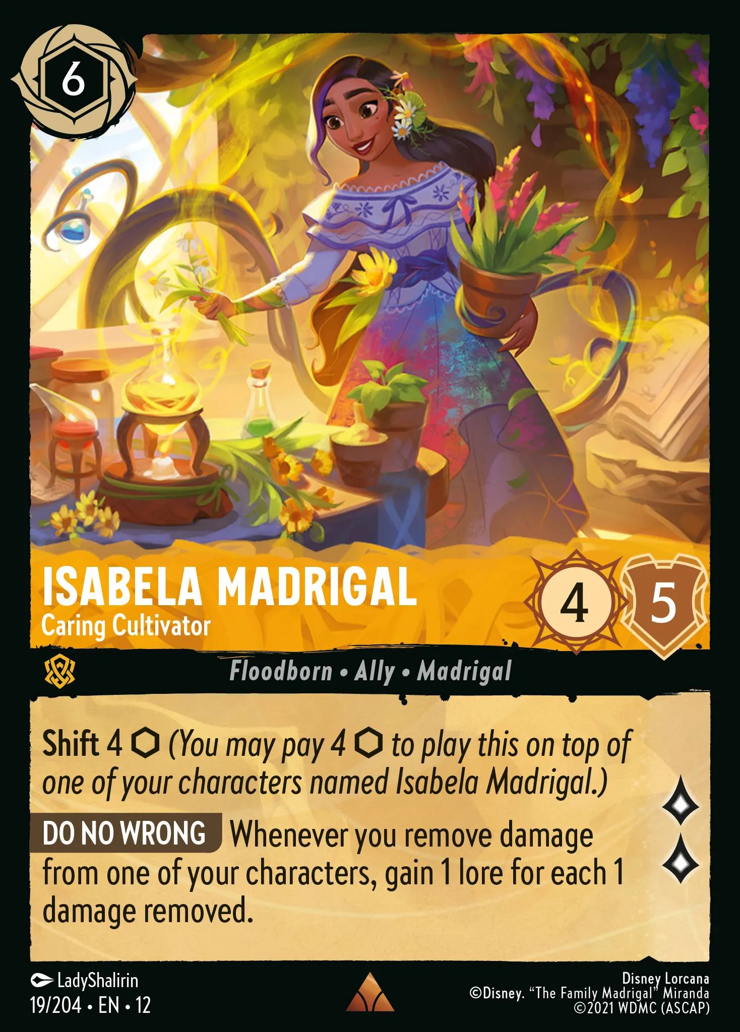 Isabela Madrigal - Caring Cultivator · Wilds Unknown 19/224