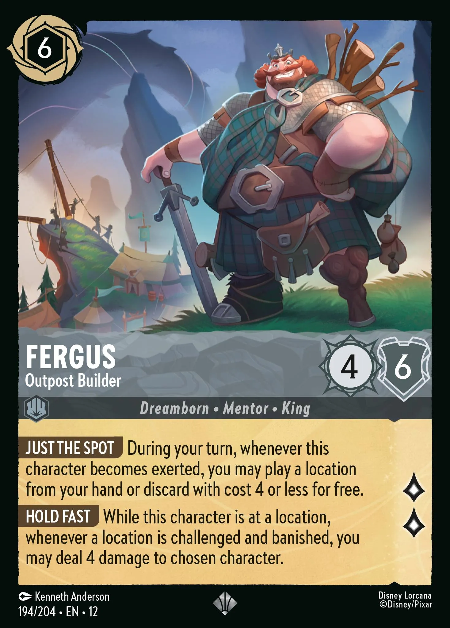 Fergus - Outpost Builder · Wilds Unknown 194/224