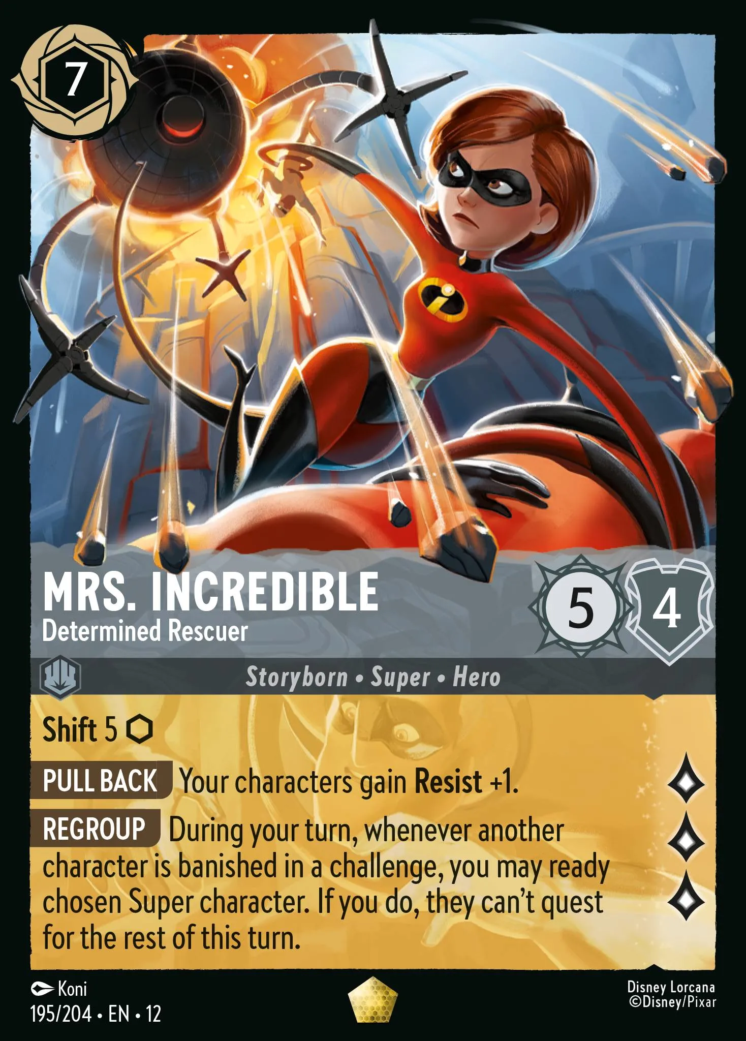 Mrs. Incredible - Determined Rescuer · Wilds Unknown 195/224