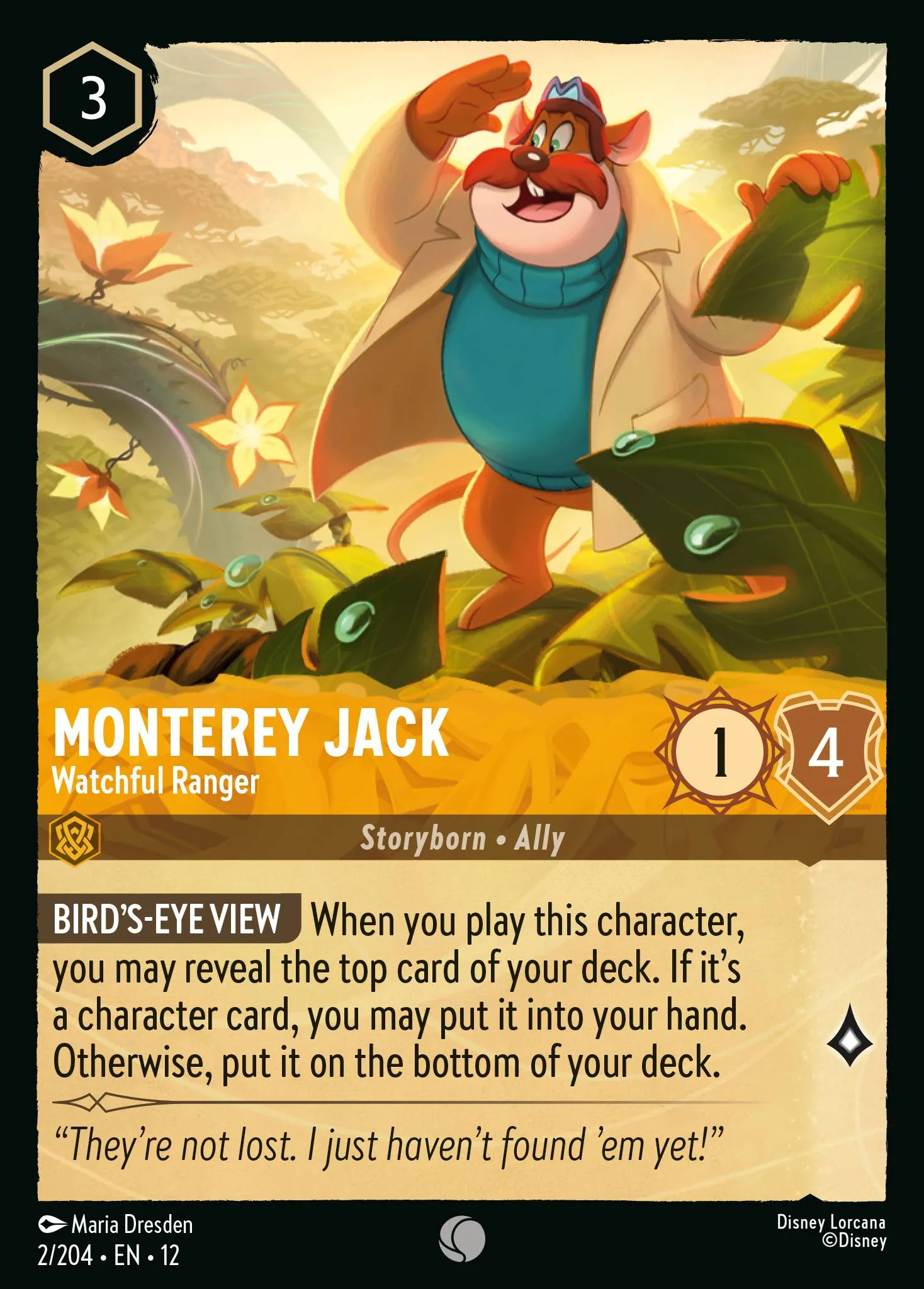 Monterey Jack - Watchful Ranger · Wilds Unknown 2/224