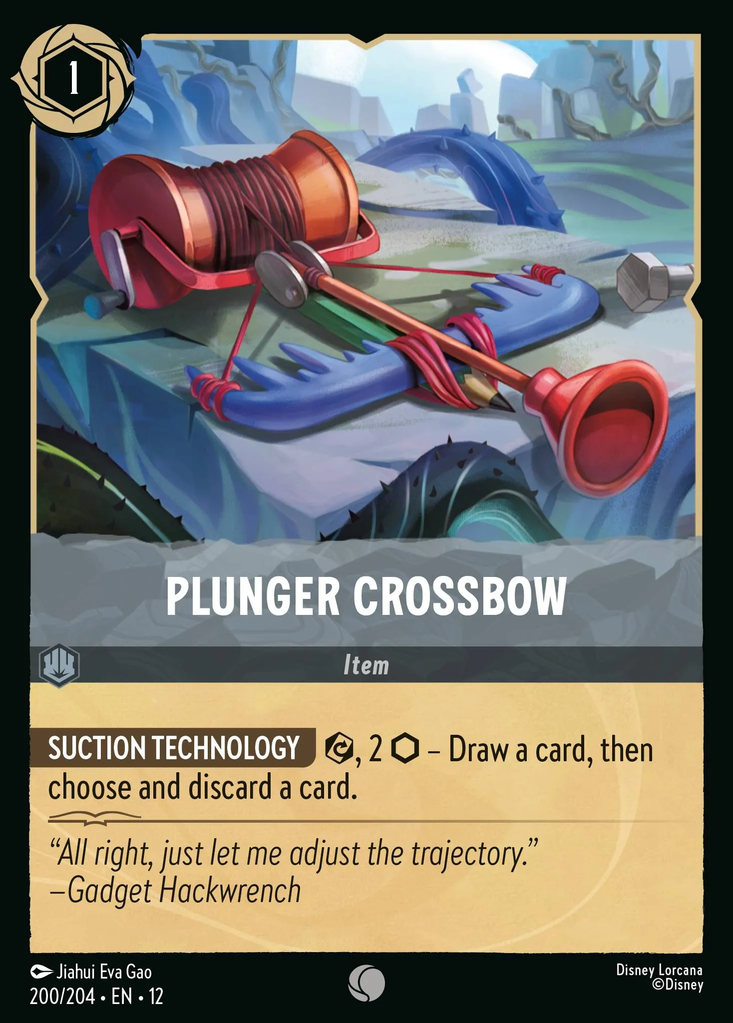 Plunger Crossbow · Wilds Unknown 200/224