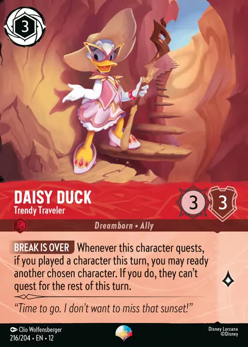 Daisy Duck - Trendy Traveler · Wilds Unknown 216/224