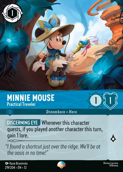 Minnie Mouse - Practical Traveler · Wilds Unknown 219/224