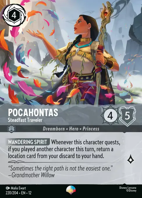 Pocahontas - Steadfast Traveler · Wilds Unknown 220/224
