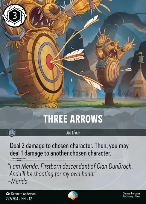 Three Arrows · Wilds Unknown 222/224