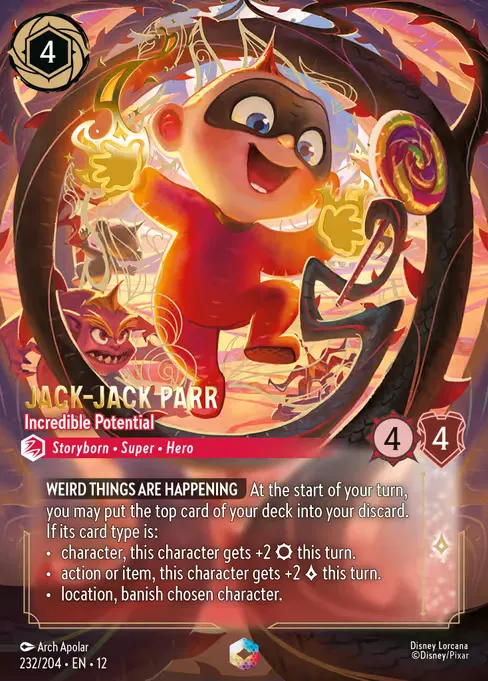 Jack-Jack Parr - Incredible Potential · Wilds Unknown 232/224
