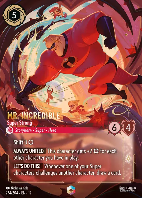Mr. Incredible - Super Strong · Wilds Unknown 234/224