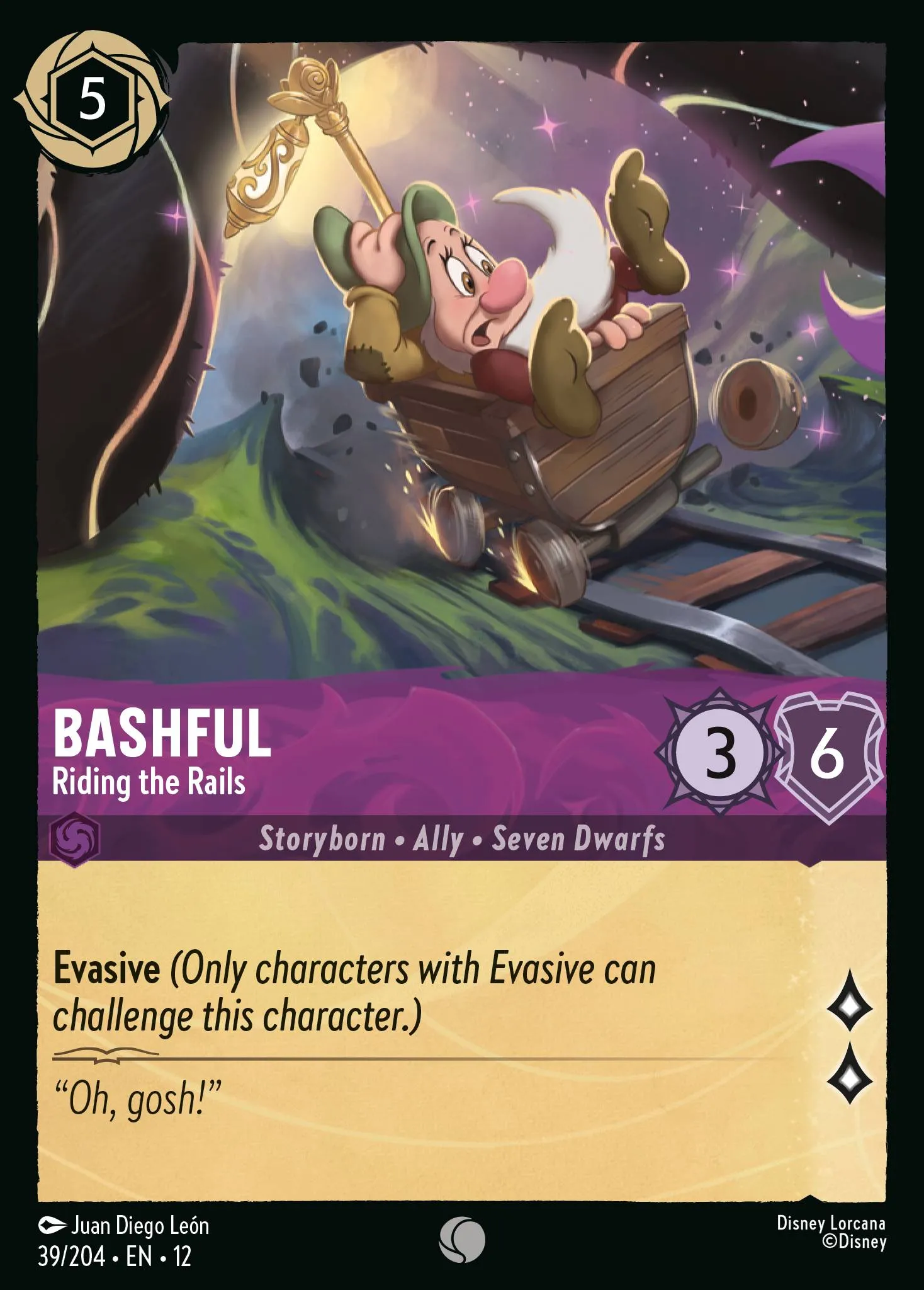 Bashful - Riding the Rails · Wilds Unknown 39/224