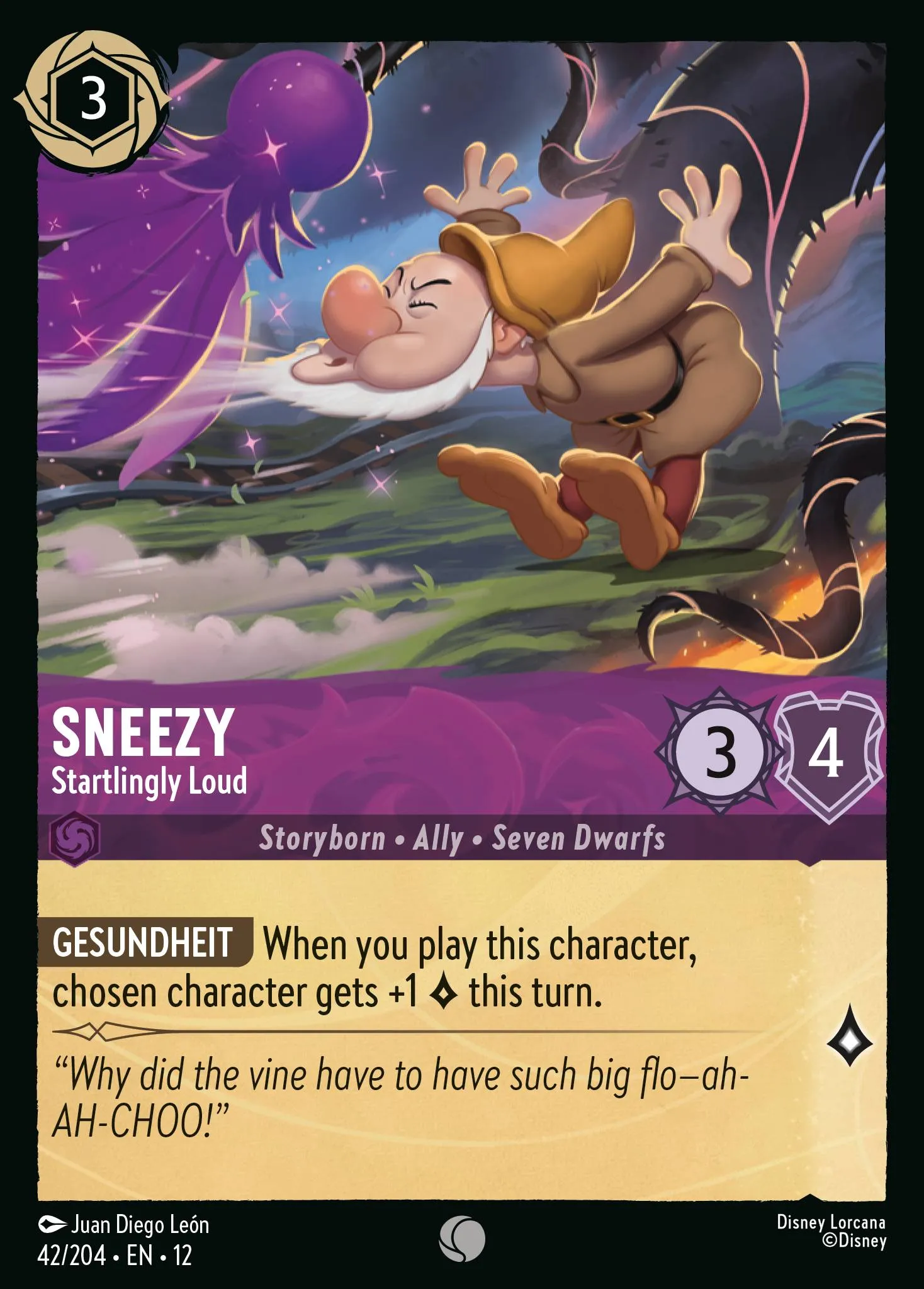 Sneezy - Startlingly Loud · Wilds Unknown 42/224