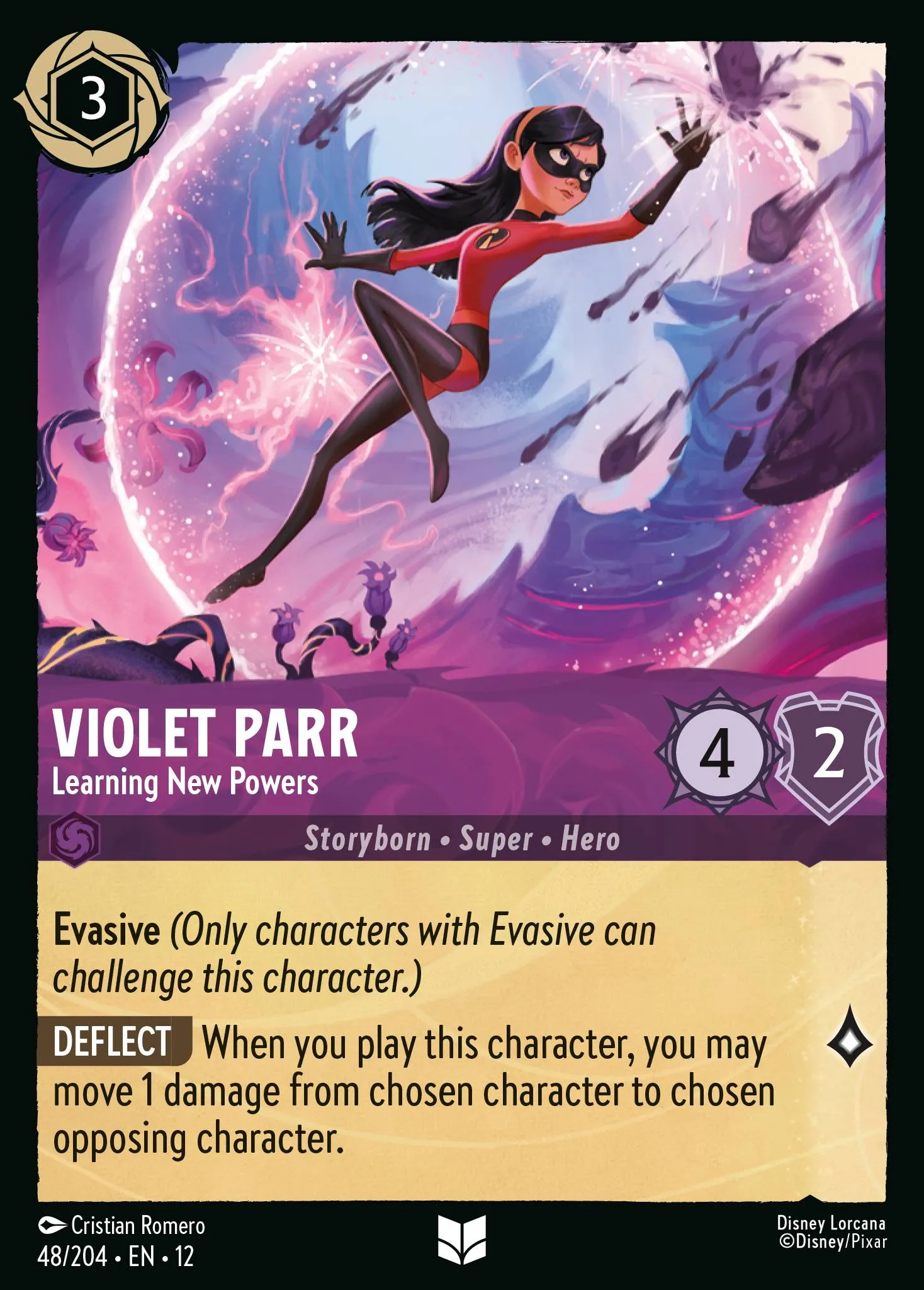 Violet Parr - Learning New Powers · Wilds Unknown 48/224