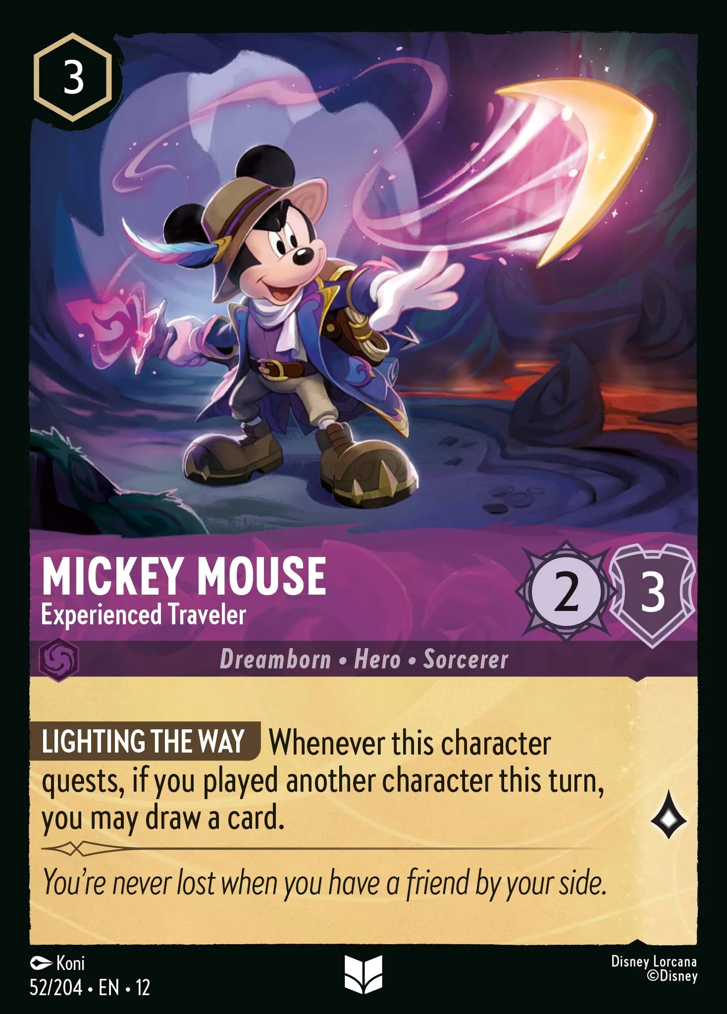 Mickey Mouse - Experienced Traveler · Wilds Unknown 52/224