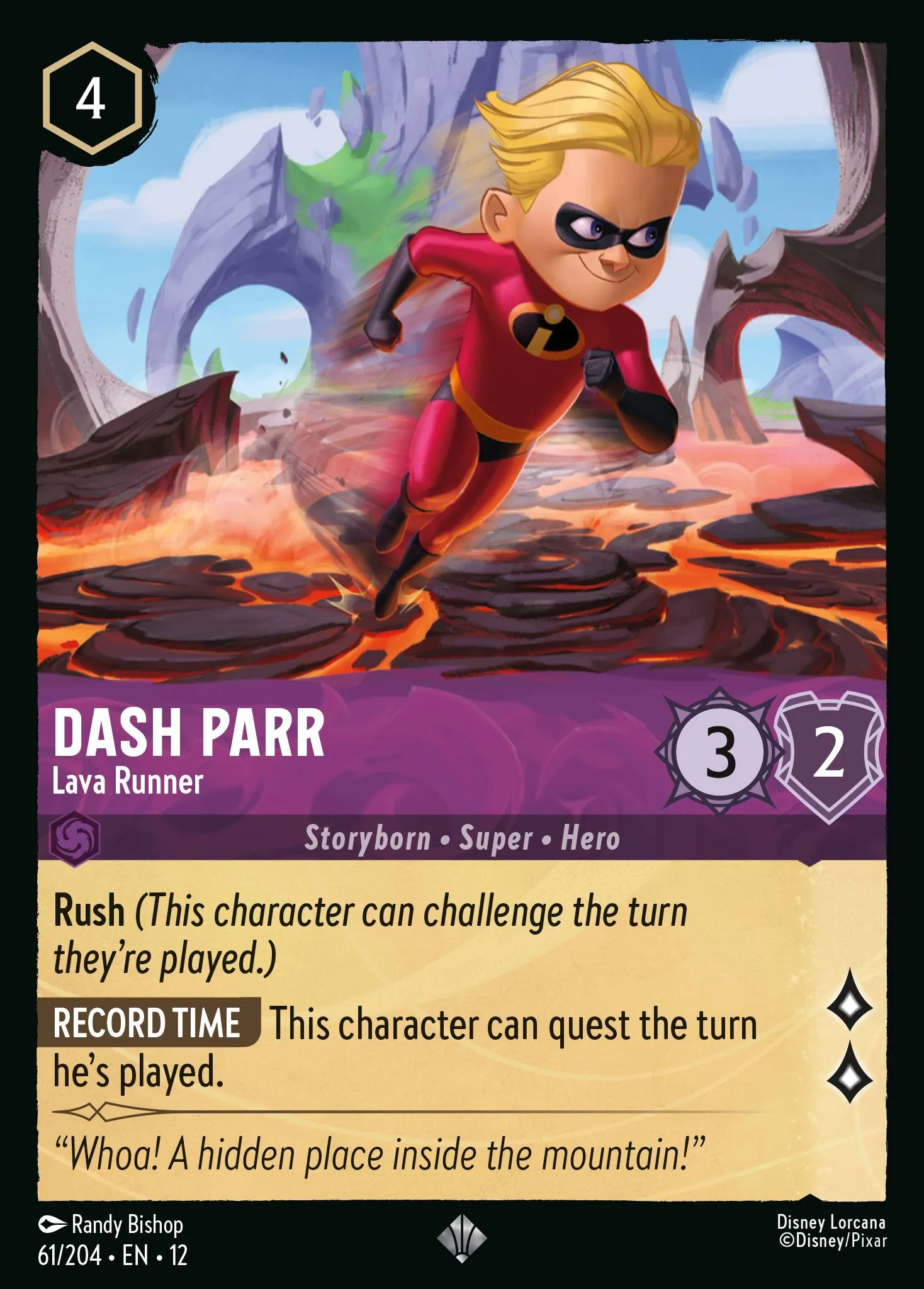 Dash Parr - Lava Runner · Wilds Unknown 61/224