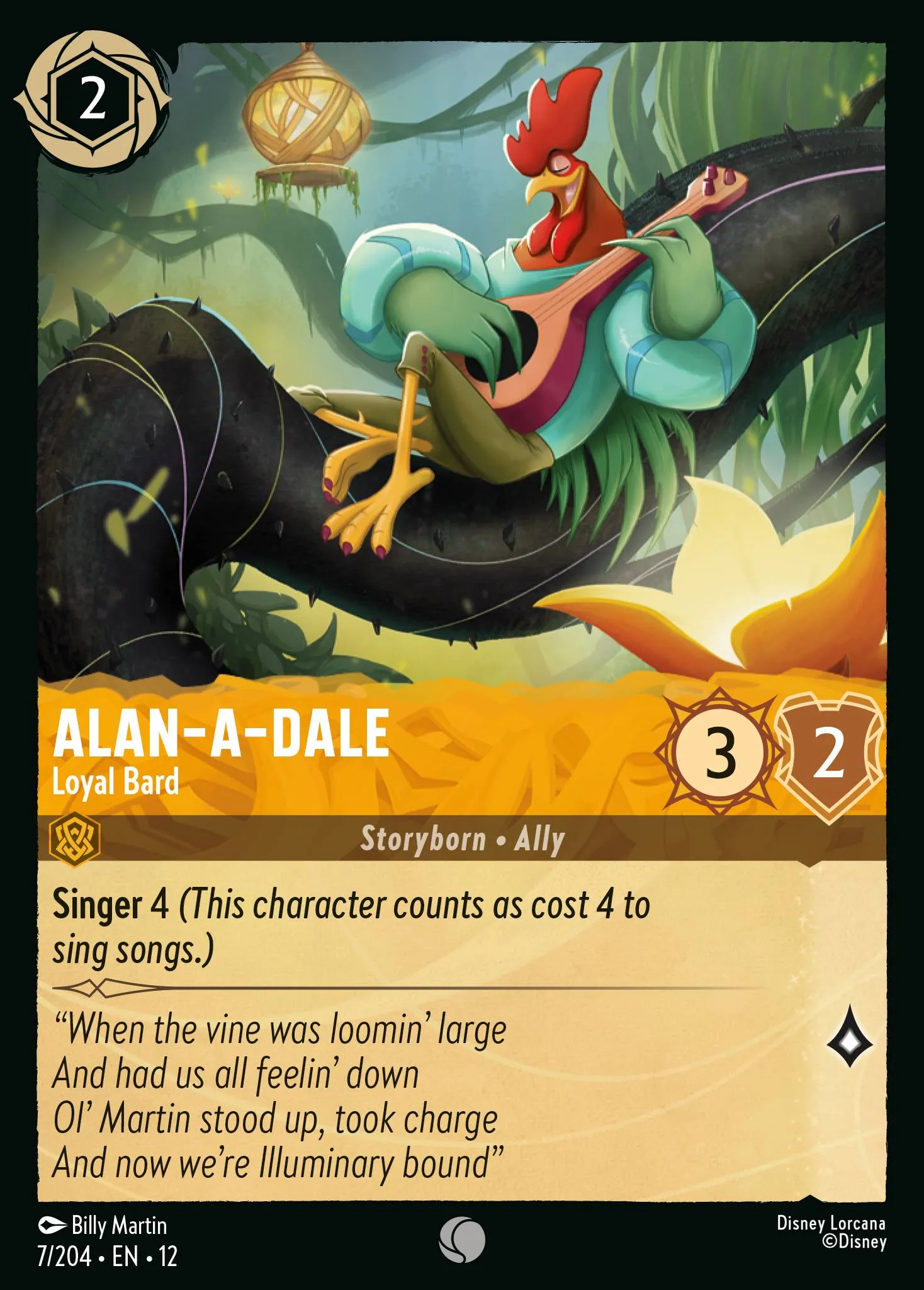 Alan-a-Dale - Loyal Bard · Wilds Unknown 7/224