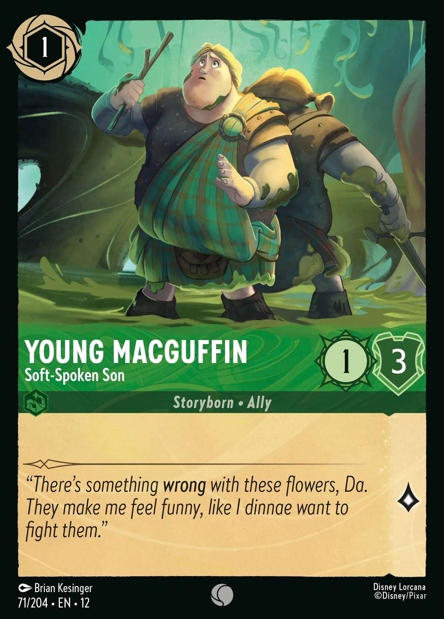 Young MacGuffin - Soft-Spoken Son · Wilds Unknown 71/224