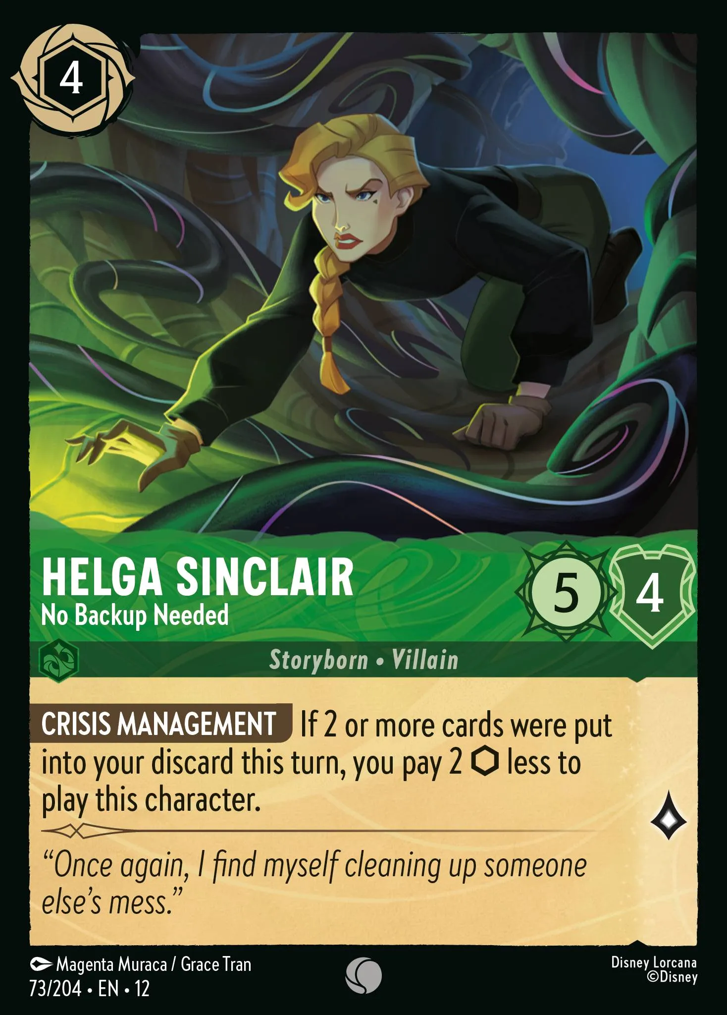 Helga Sinclair - No Backup Needed · Wilds Unknown 73/224