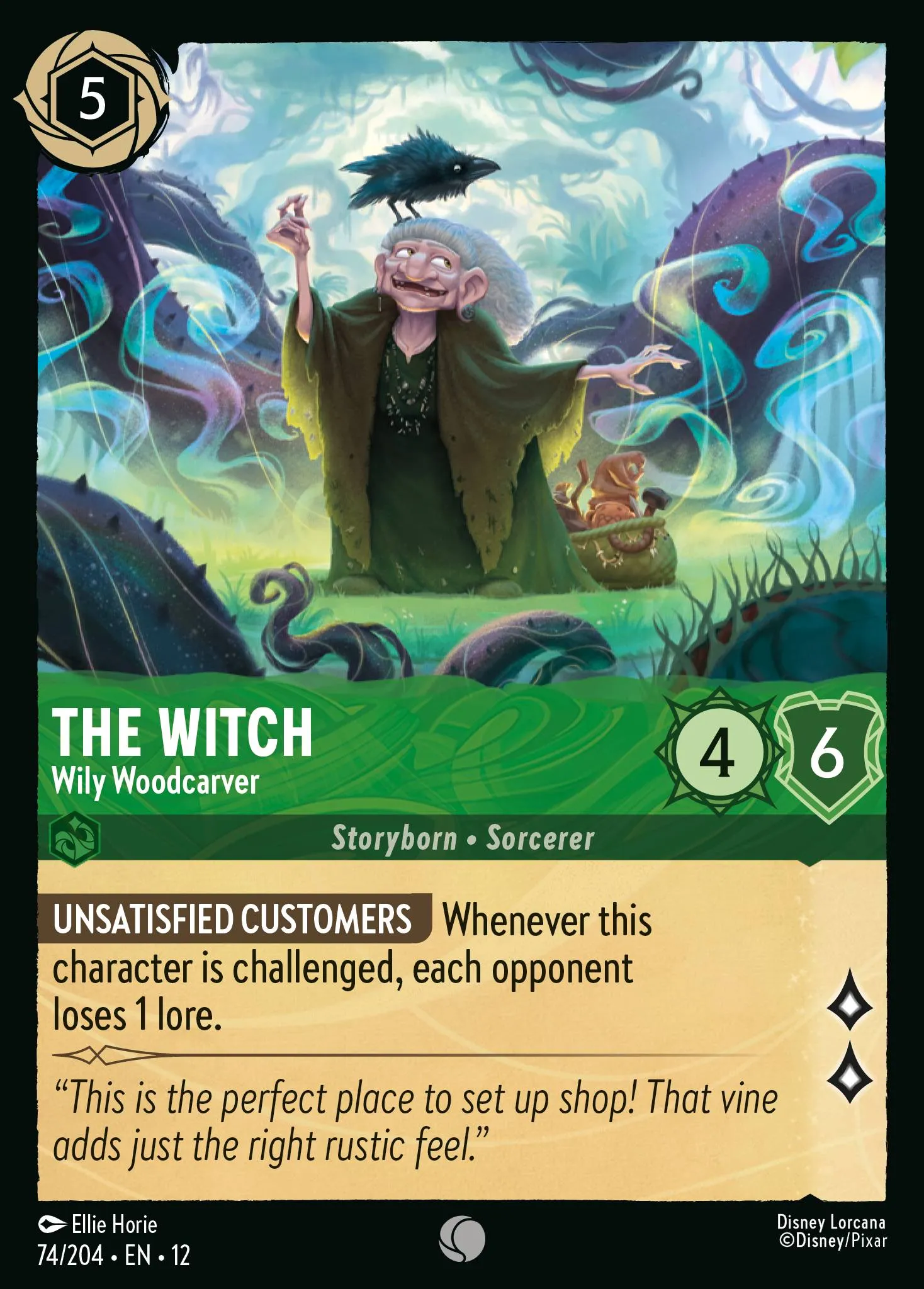 The Witch - Wily Woodcarver · Wilds Unknown 74/224
