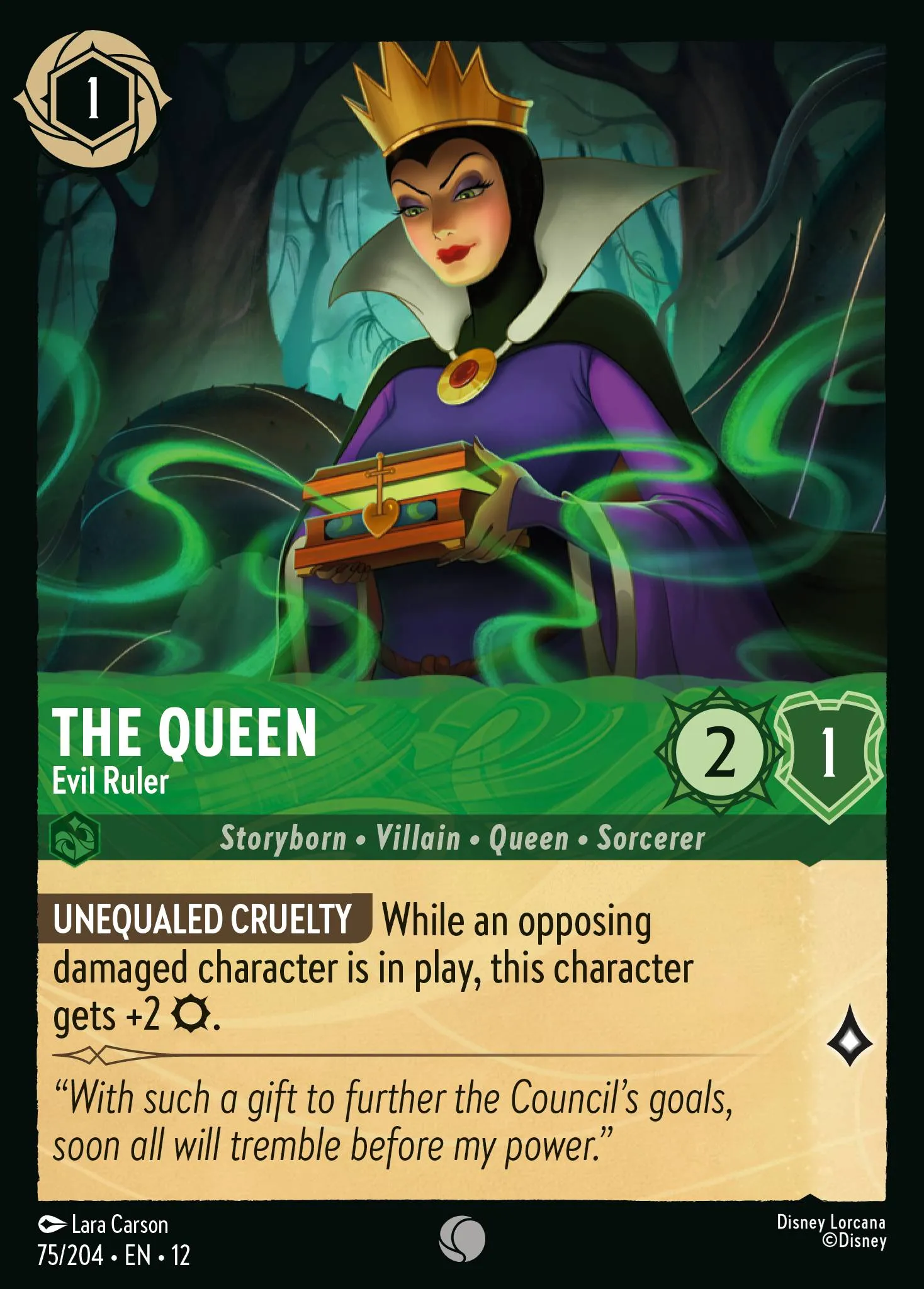 The Queen - Evil Ruler · Wilds Unknown 75/224