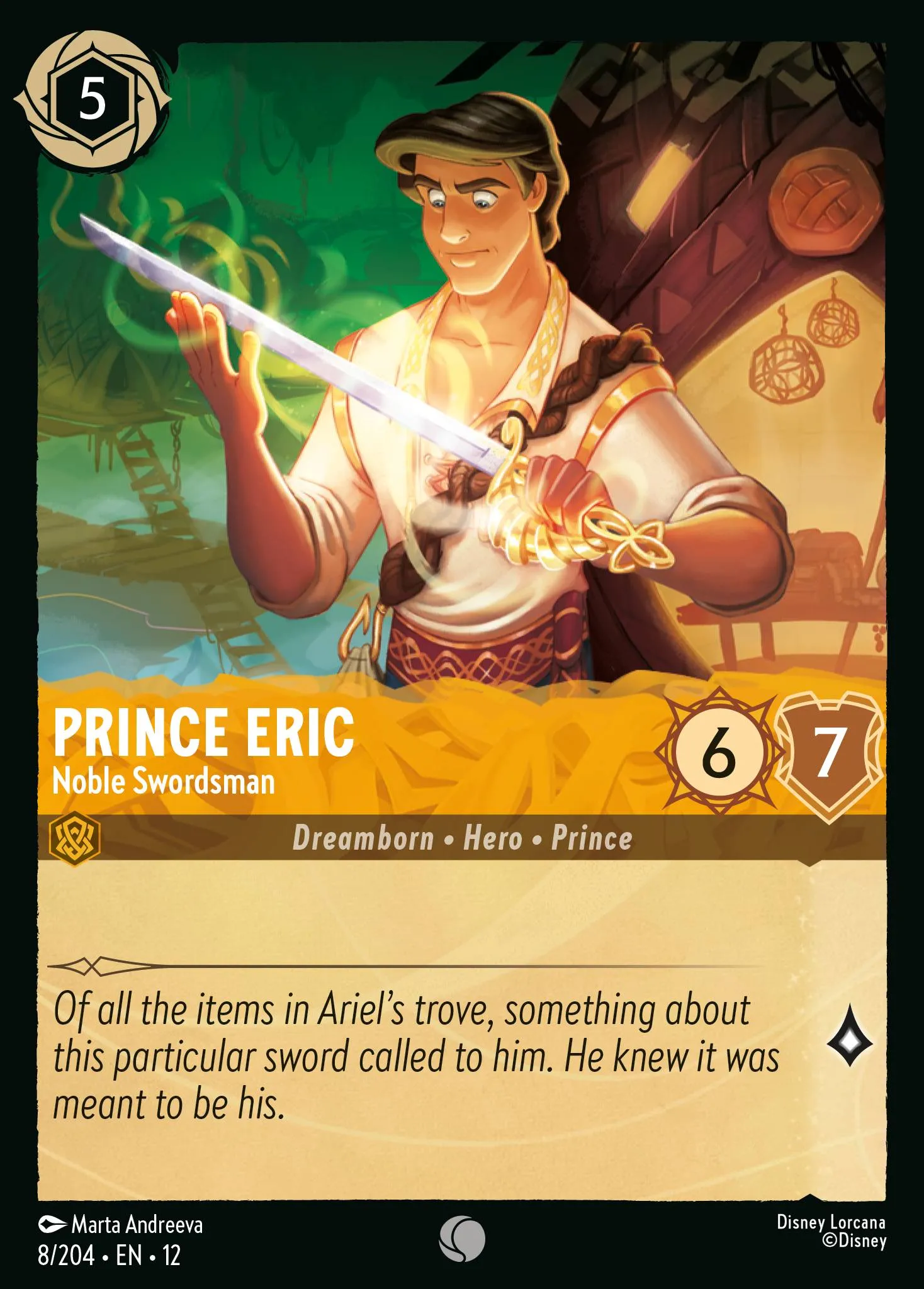 Prince Eric - Noble Swordsman · Wilds Unknown 8/224