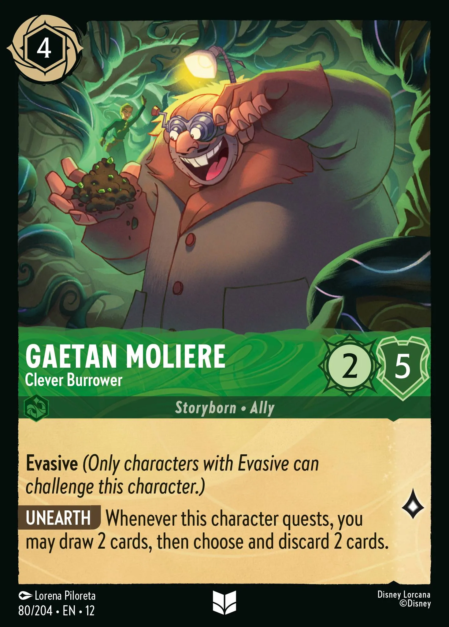 Gaetan Moliere - Clever Burrower · Wilds Unknown 80/224