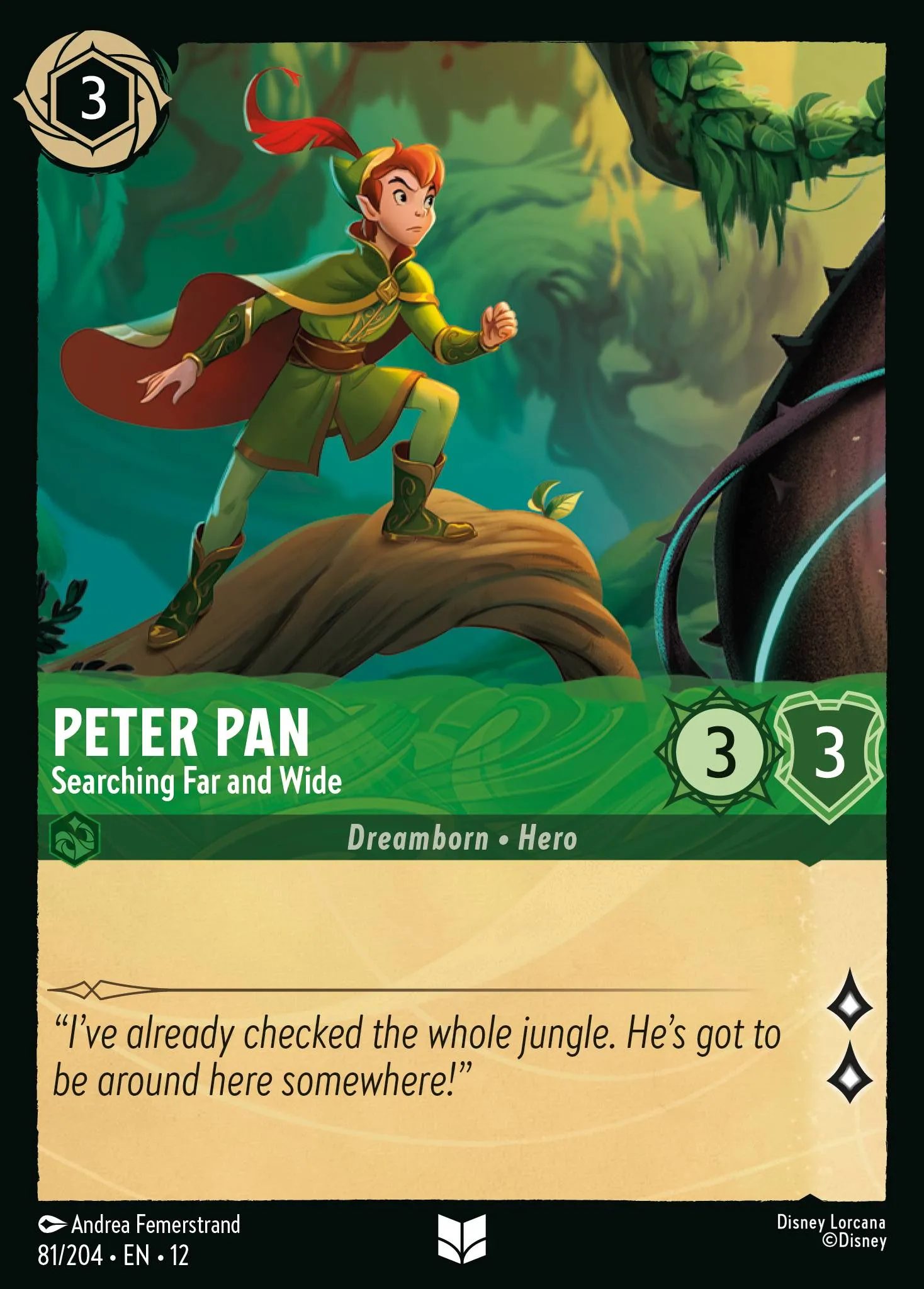 Peter Pan - Searching Far and Wide · Wilds Unknown 81/224