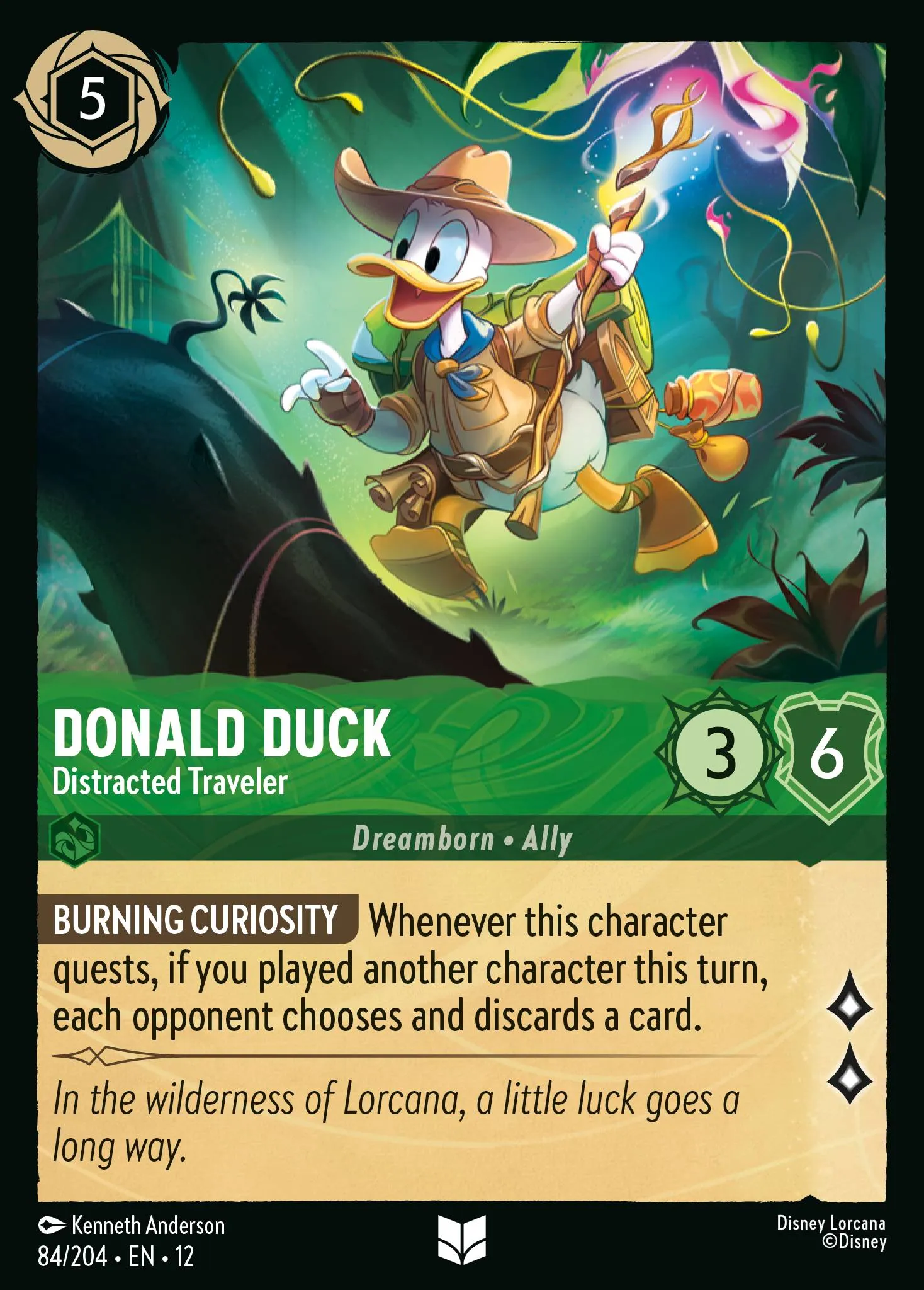 Donald Duck - Distracted Traveler · Wilds Unknown 84/224