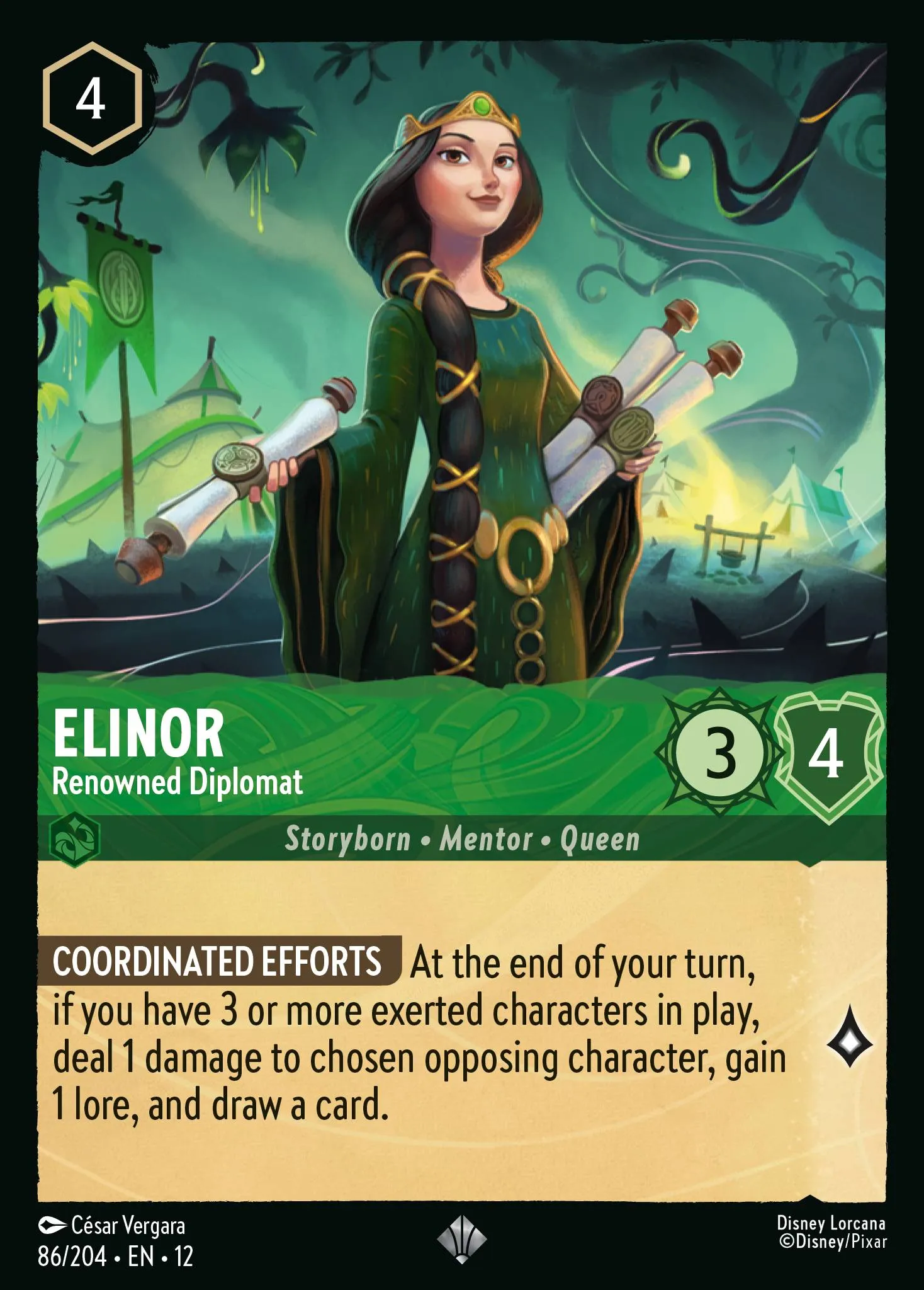 Elinor - Renowned Diplomat · Wilds Unknown 86/224
