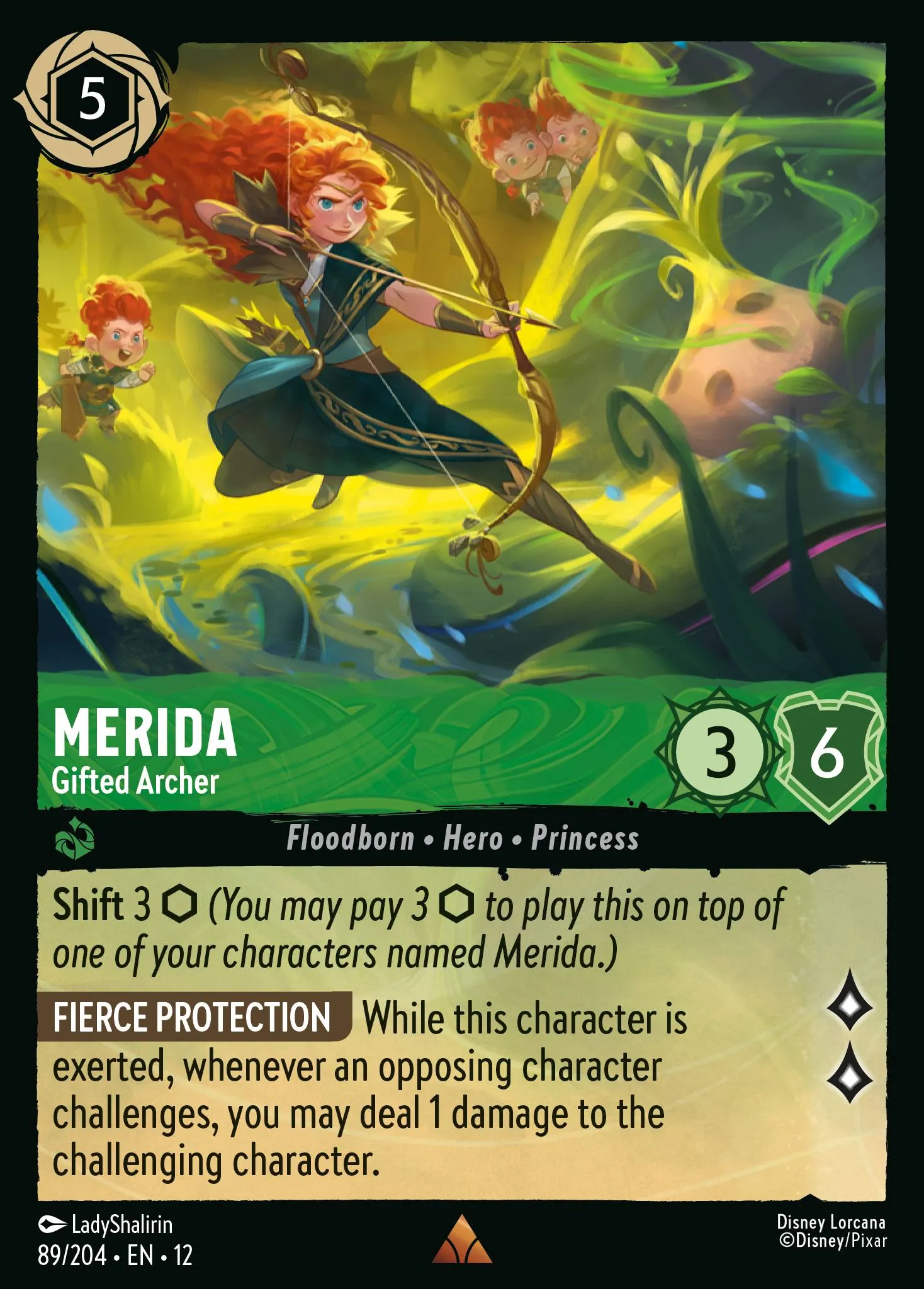 Merida - Gifted Archer · Wilds Unknown 89/224
