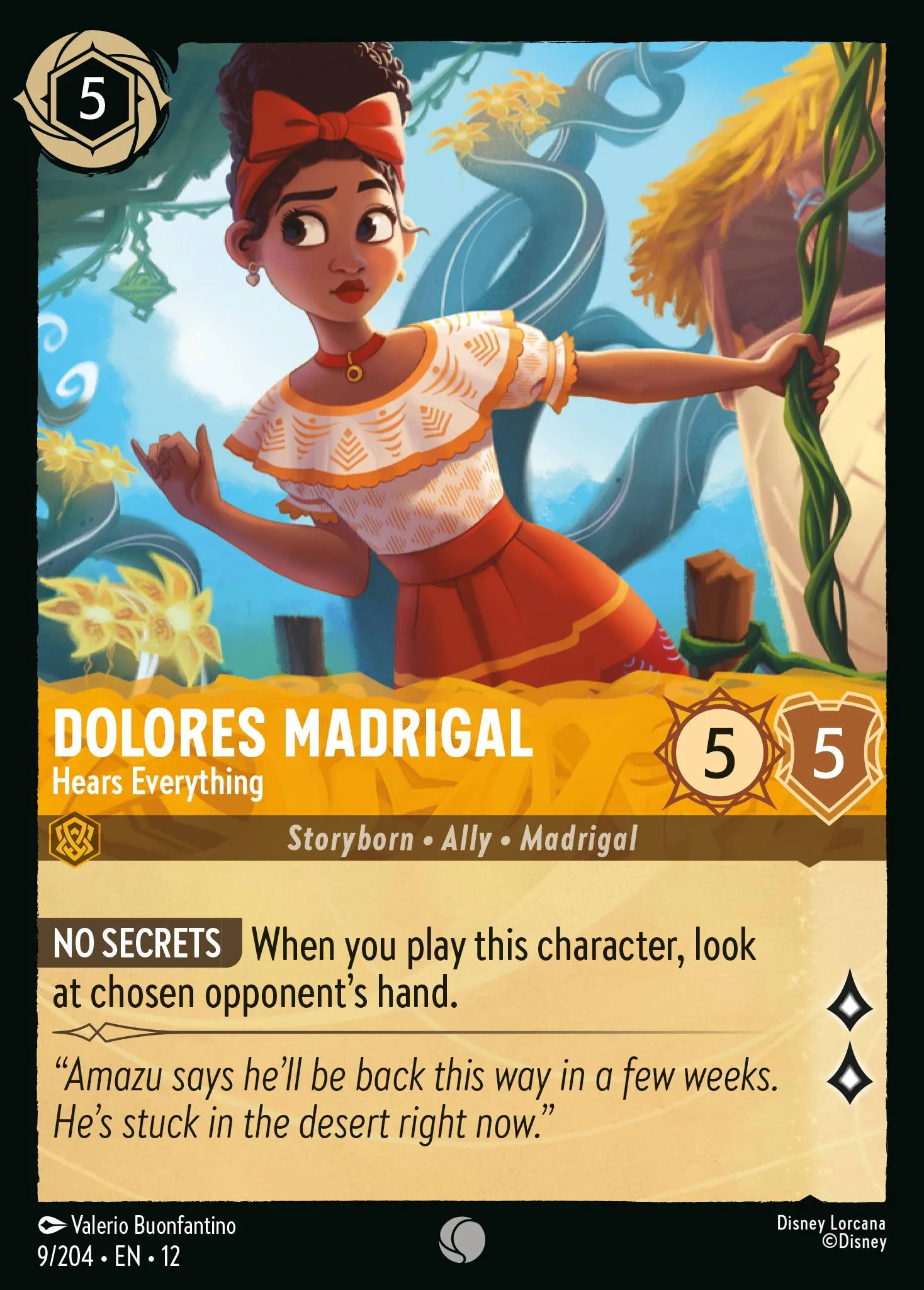 Dolores Madrigal - Hears Everything · Wilds Unknown 9/224