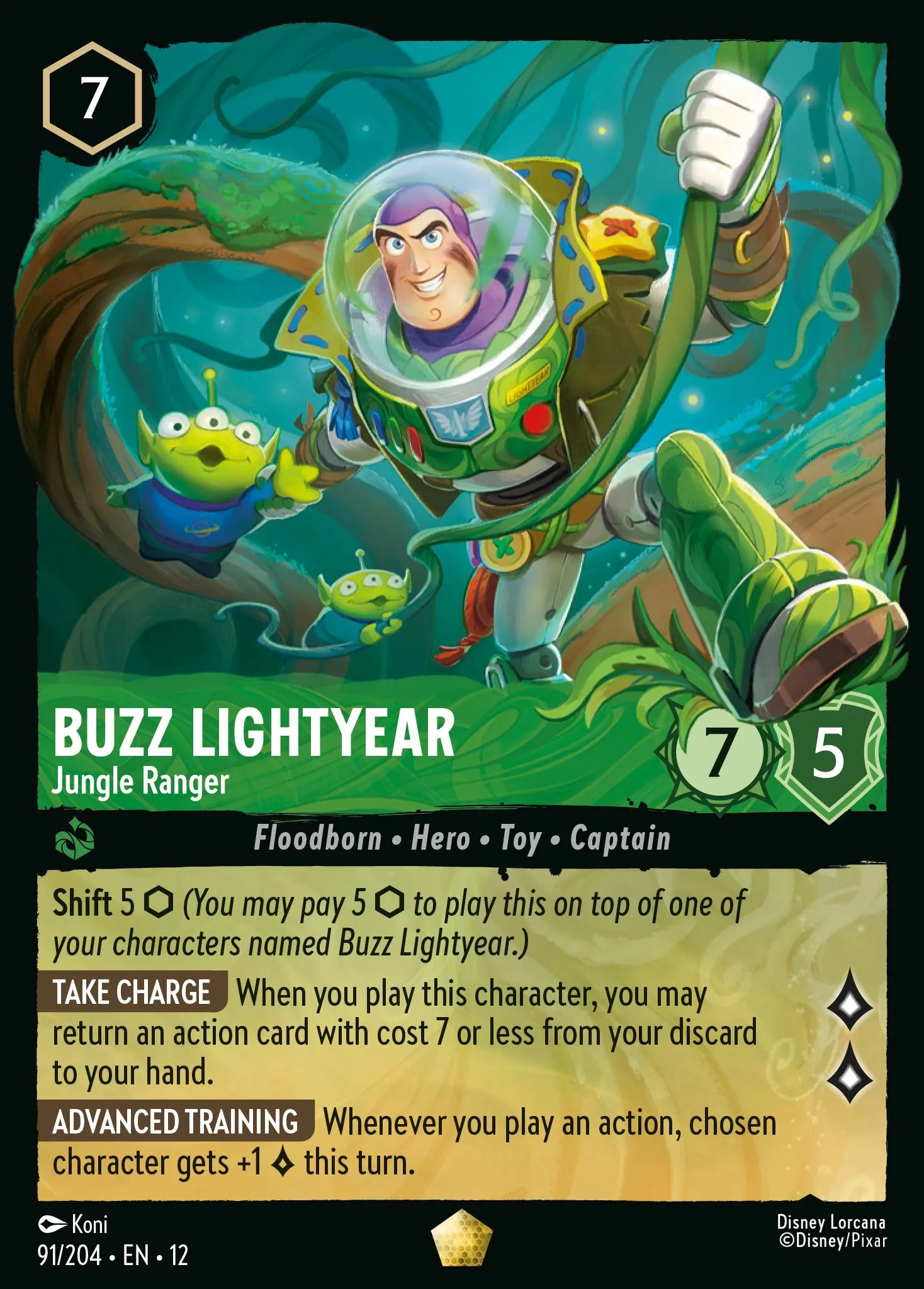 Buzz Lightyear - Jungle Ranger · Wilds Unknown 91/224