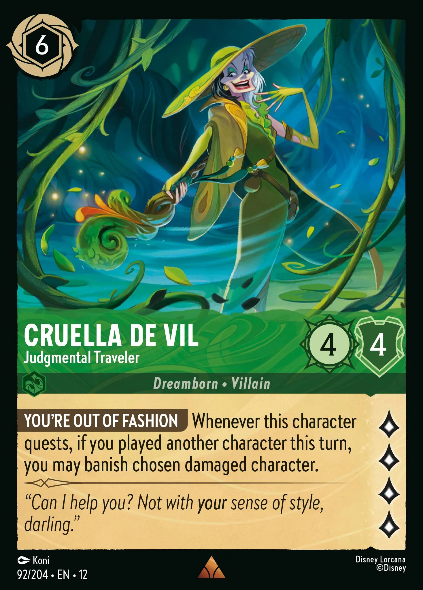 Cruella De Vil - Judgmental Traveler · Wilds Unknown 92/224