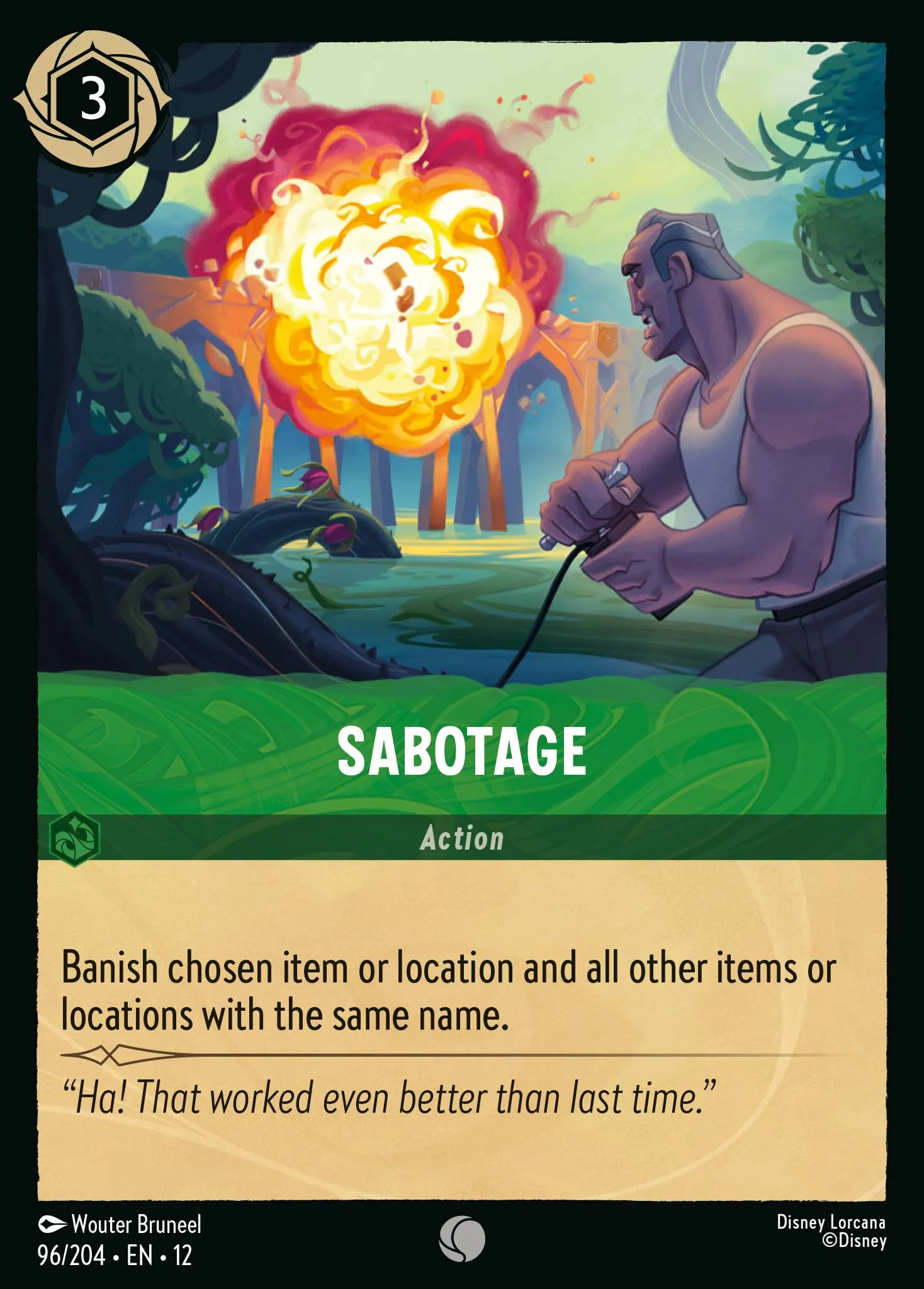Sabotage · Wilds Unknown 96/224