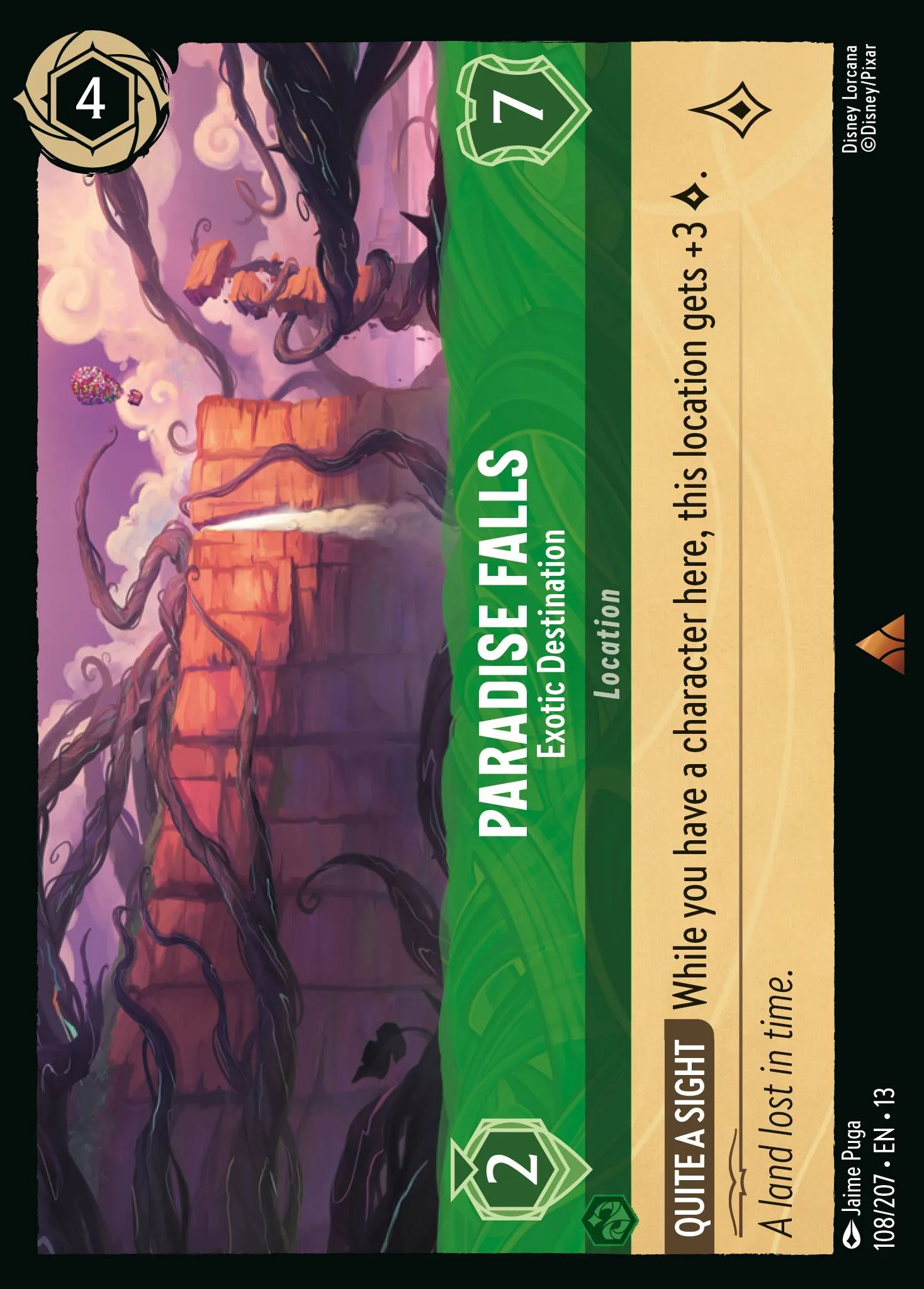 Paradise Falls - Exotic Destination · Attack of the Vine! 108/227